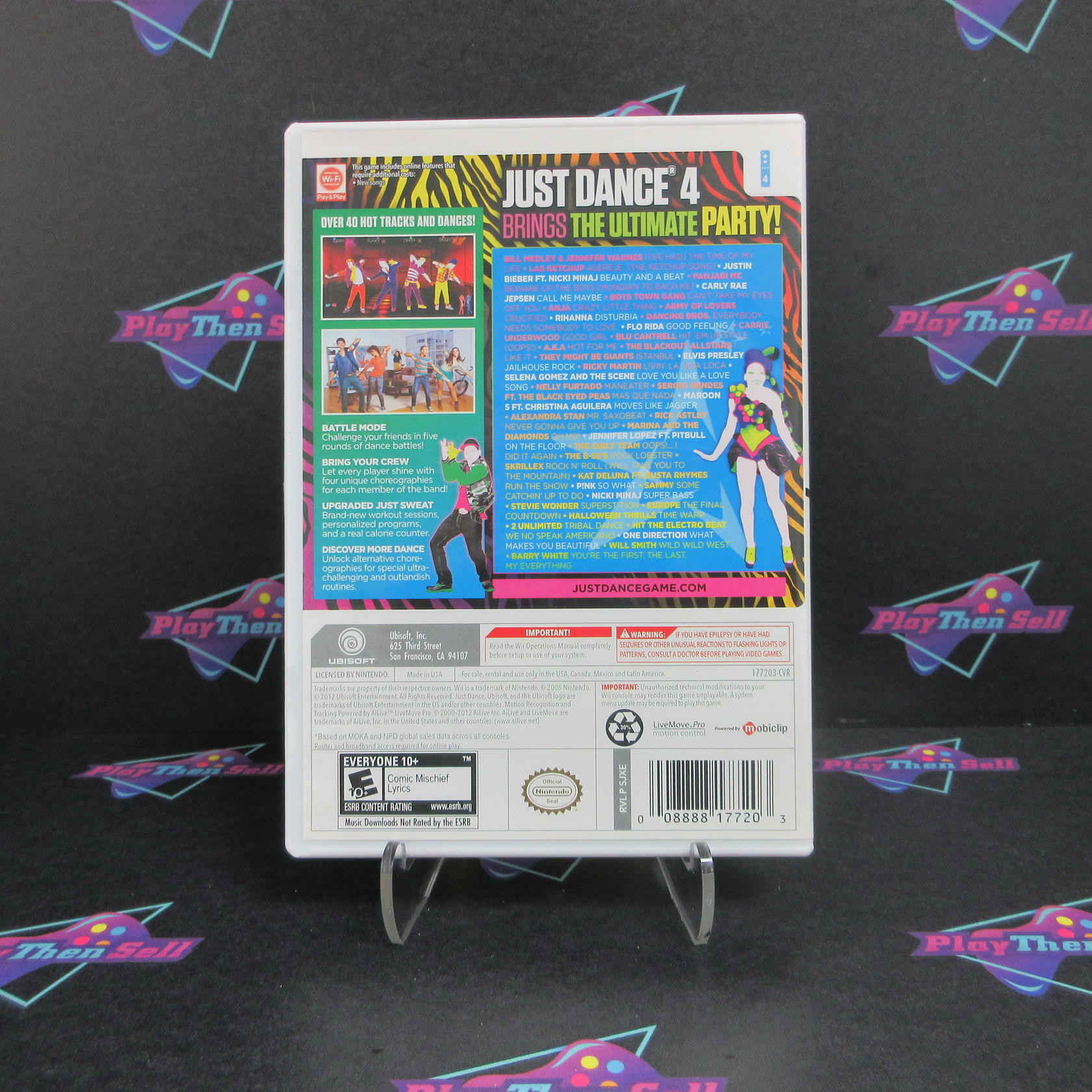 Just Dance 4 Nintendo Wii - Like New