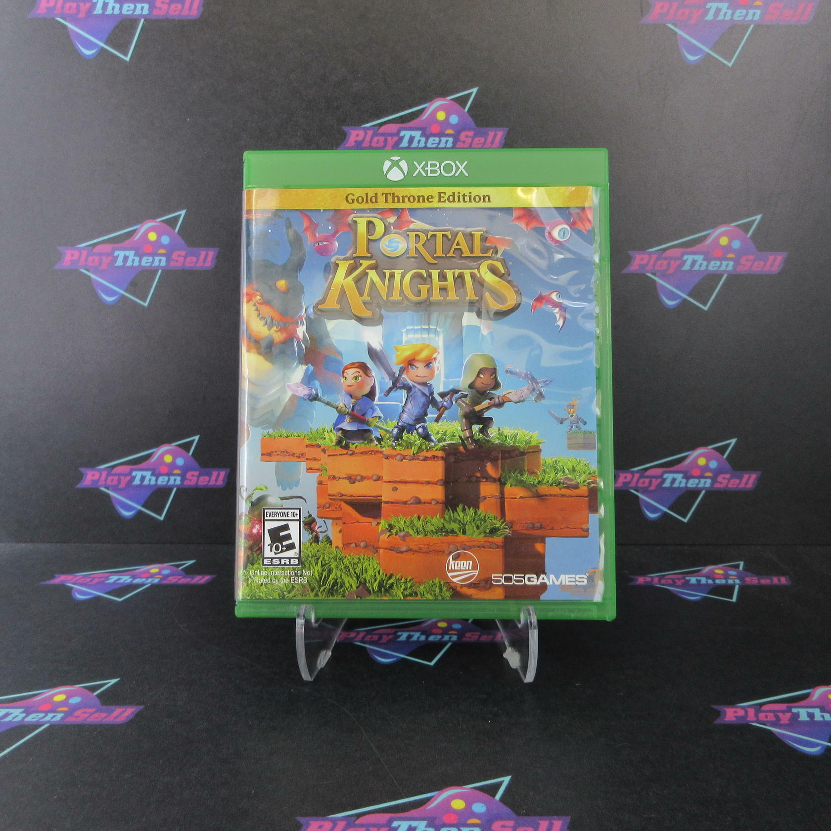 Portal Knights Gold Throne Edition Xbox One Complete - Excellent