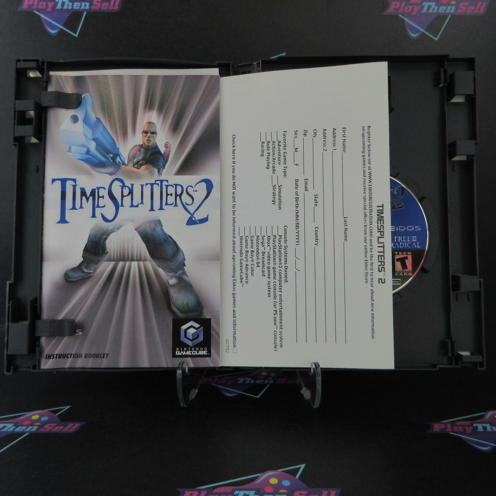 Time Splitters 2 Nintendo GameCube + Reg Card Complete - Refurbished