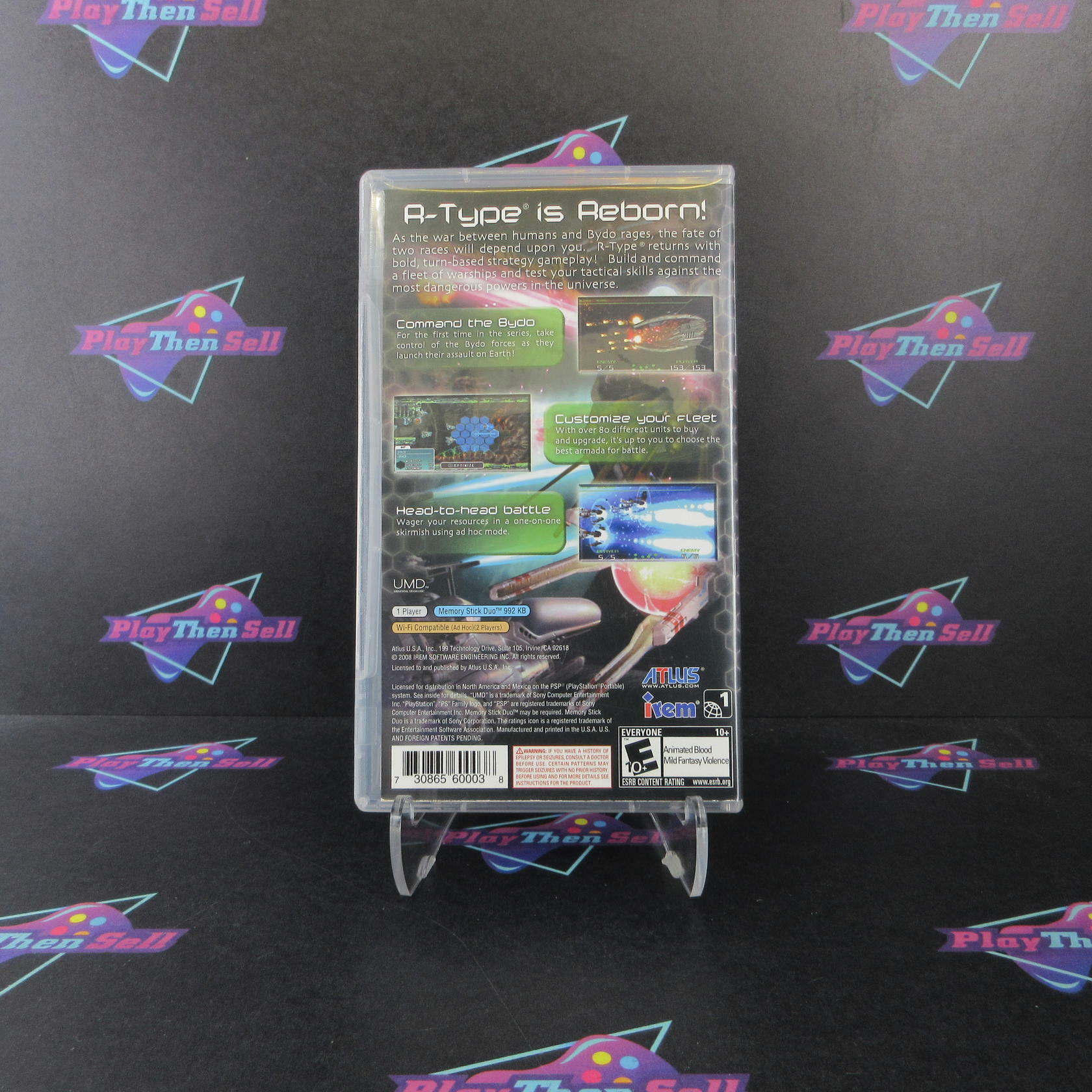 R-Type Command Sony PSP Complete - Excellent