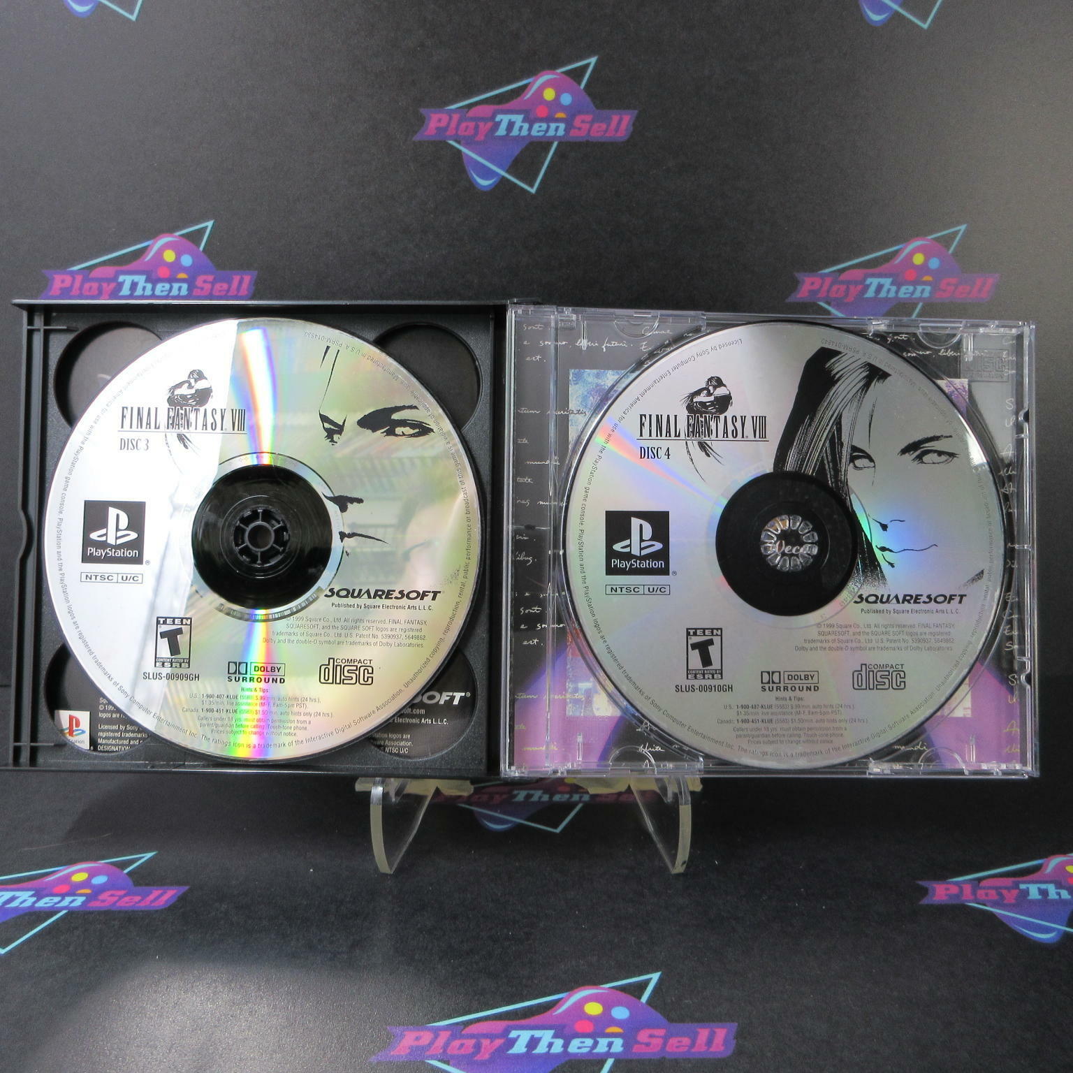 Final Fantasy VIII 8 PS1 PlayStation 1 GH + Reg Card Complete - Excellent