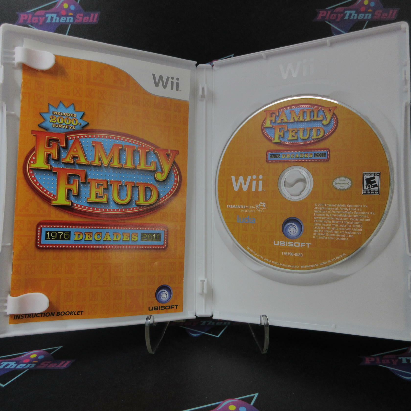 Family Feud Decades Nintendo Wii Complete - Excellent