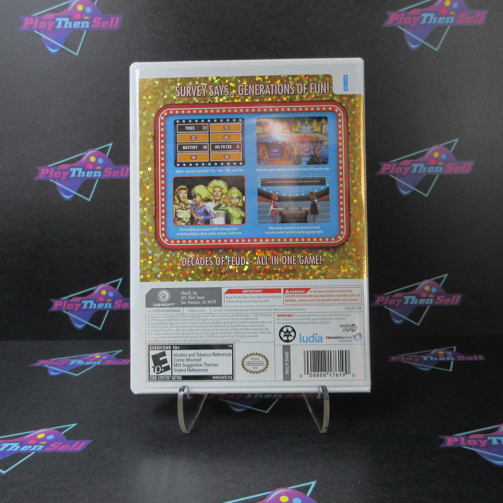 Family Feud Decades Nintendo Wii Complete - Excellent