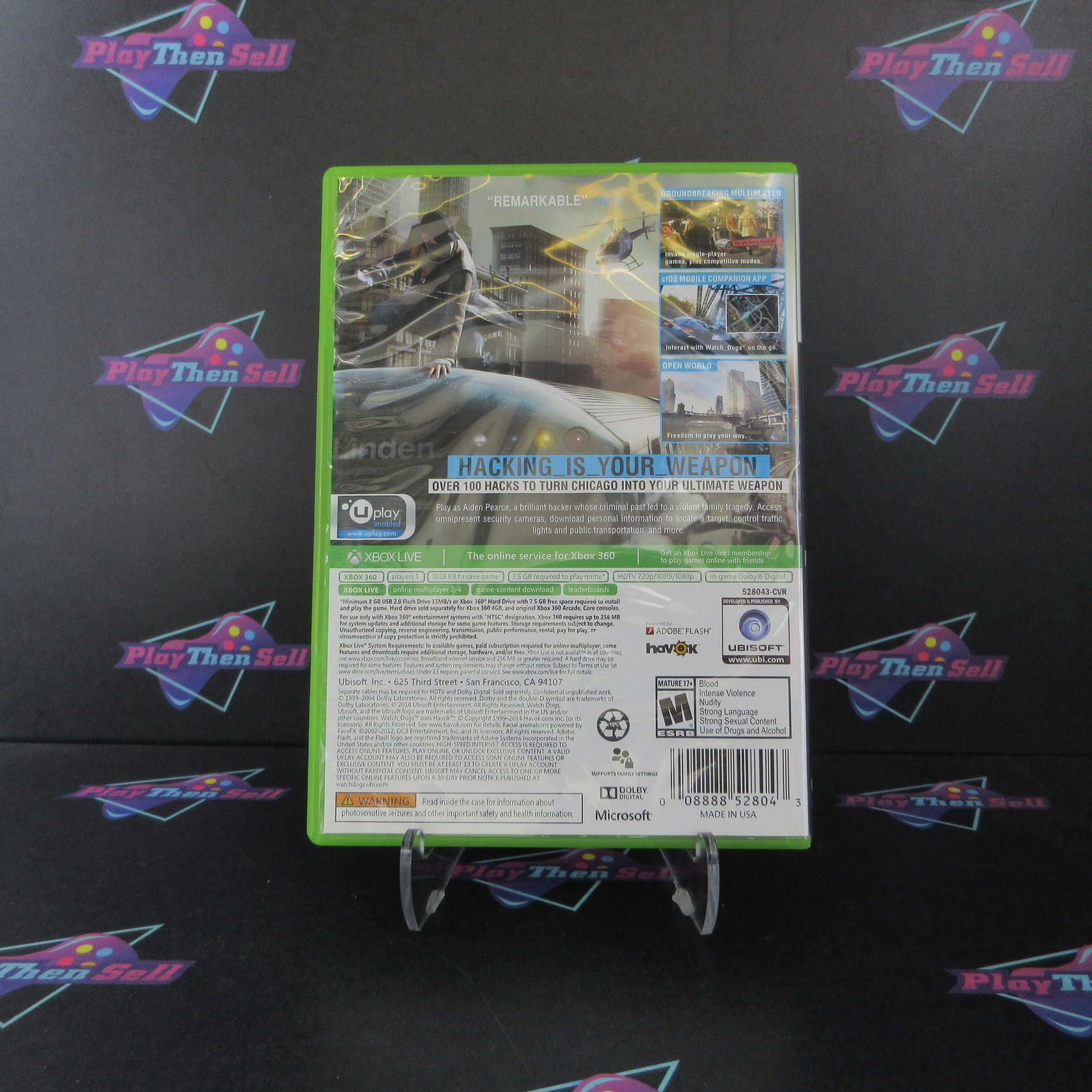 Watch Dogs Xbox 360 Complete - Excellent