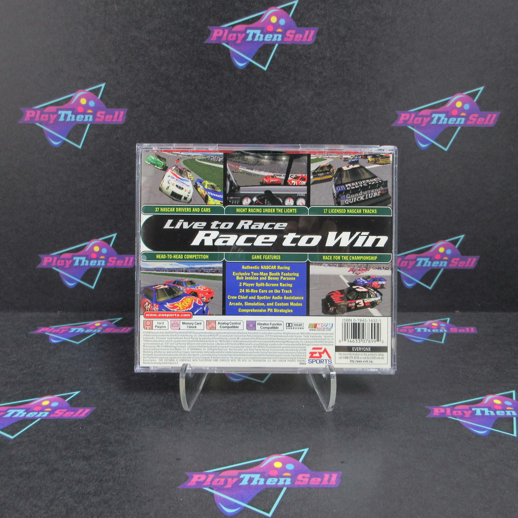 NASCAR 99 PS1 PlayStation 1 + Reg Card Complete - Excellent