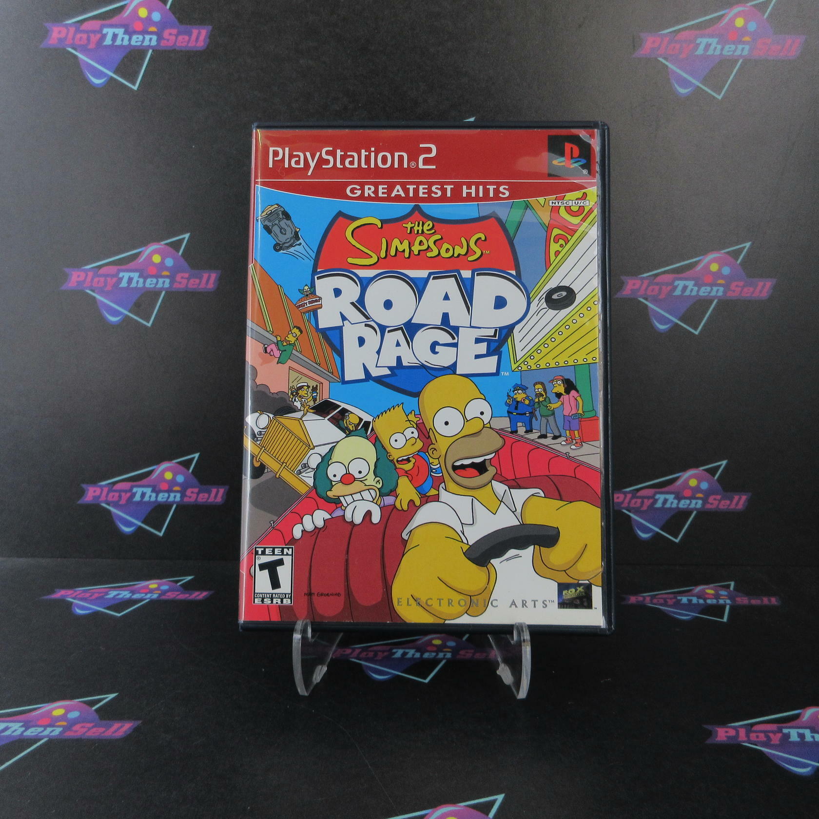 The Simpsons Road Rage PS2 PlayStation 2 GH + Reg Card Complete - Excellent