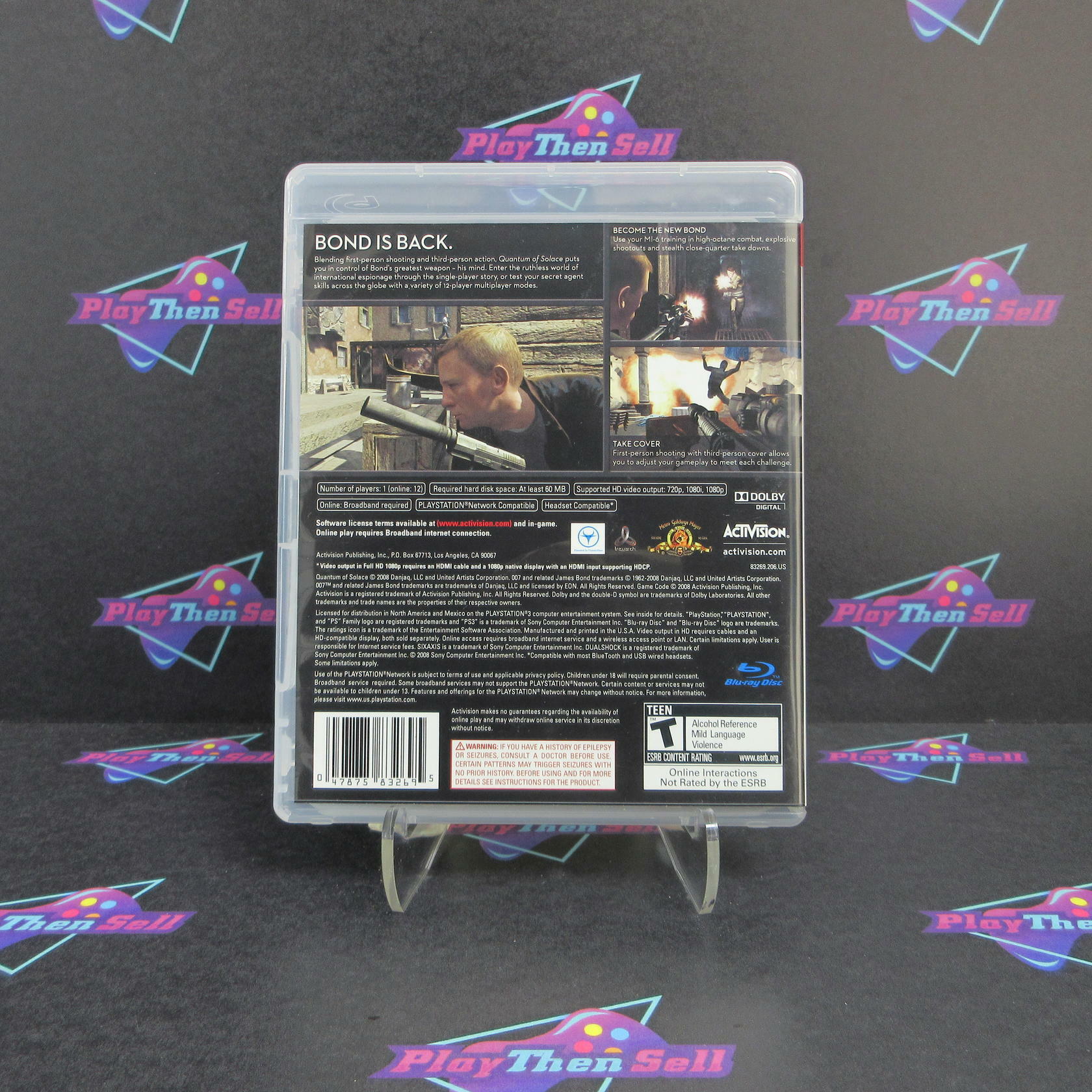 007 Quantum Of Solace PS3 PlayStation 3 Complete - Refurbished