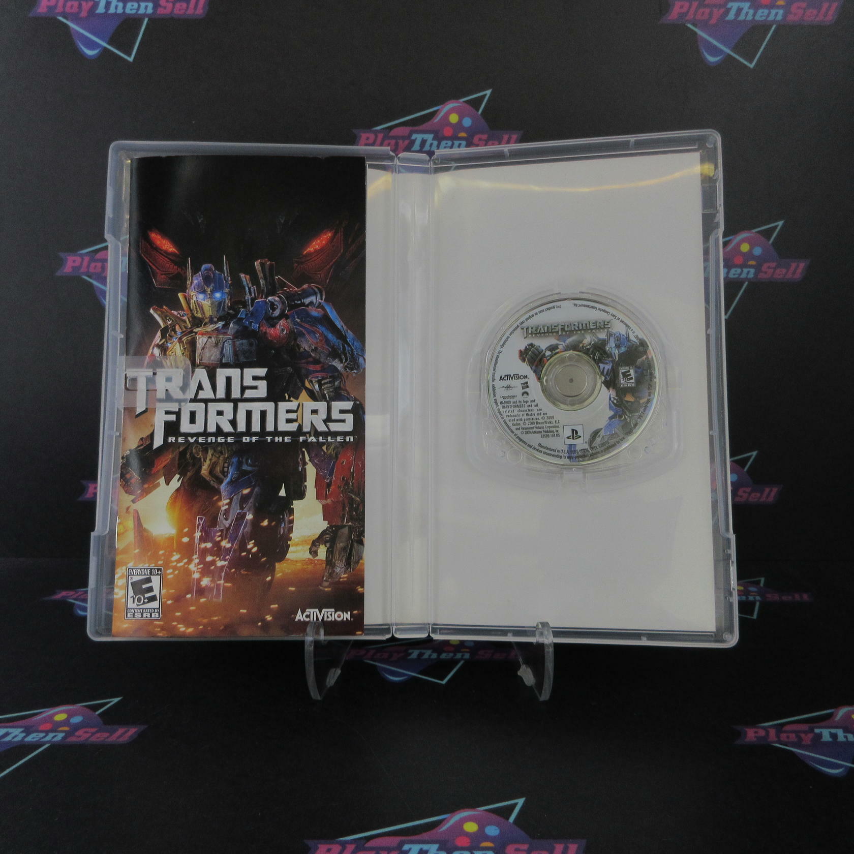 Transformers Revenge of the Fallen Sony PSP Clear UMD Complete - Excellent
