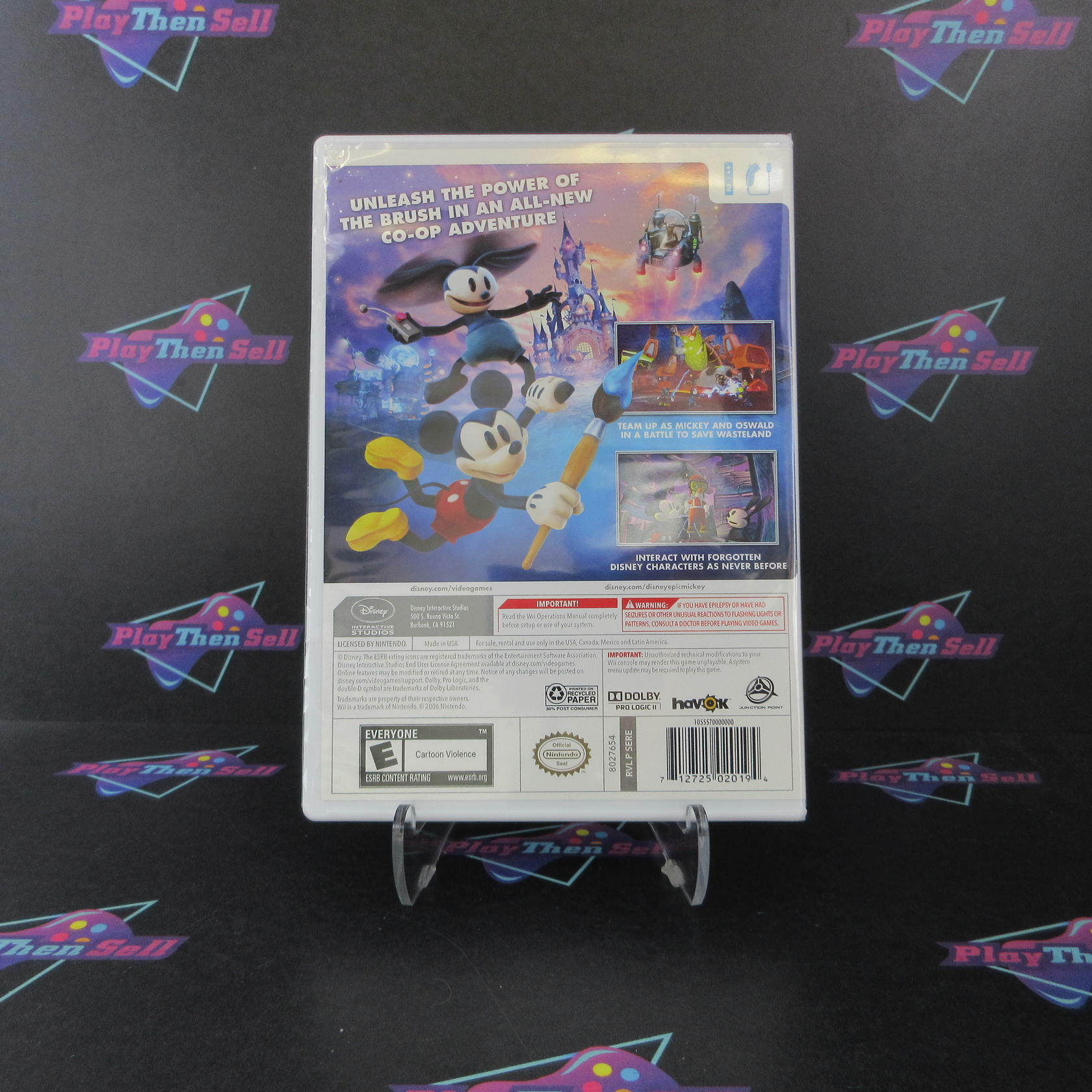 Epic Mickey 2 The Power of Two Nintendo Wii Complete - Excellent