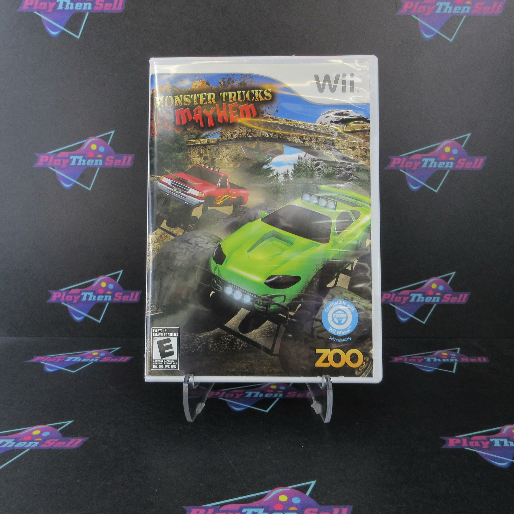 Monster Trucks Mayhem Nintendo Wii Complete - Excellent