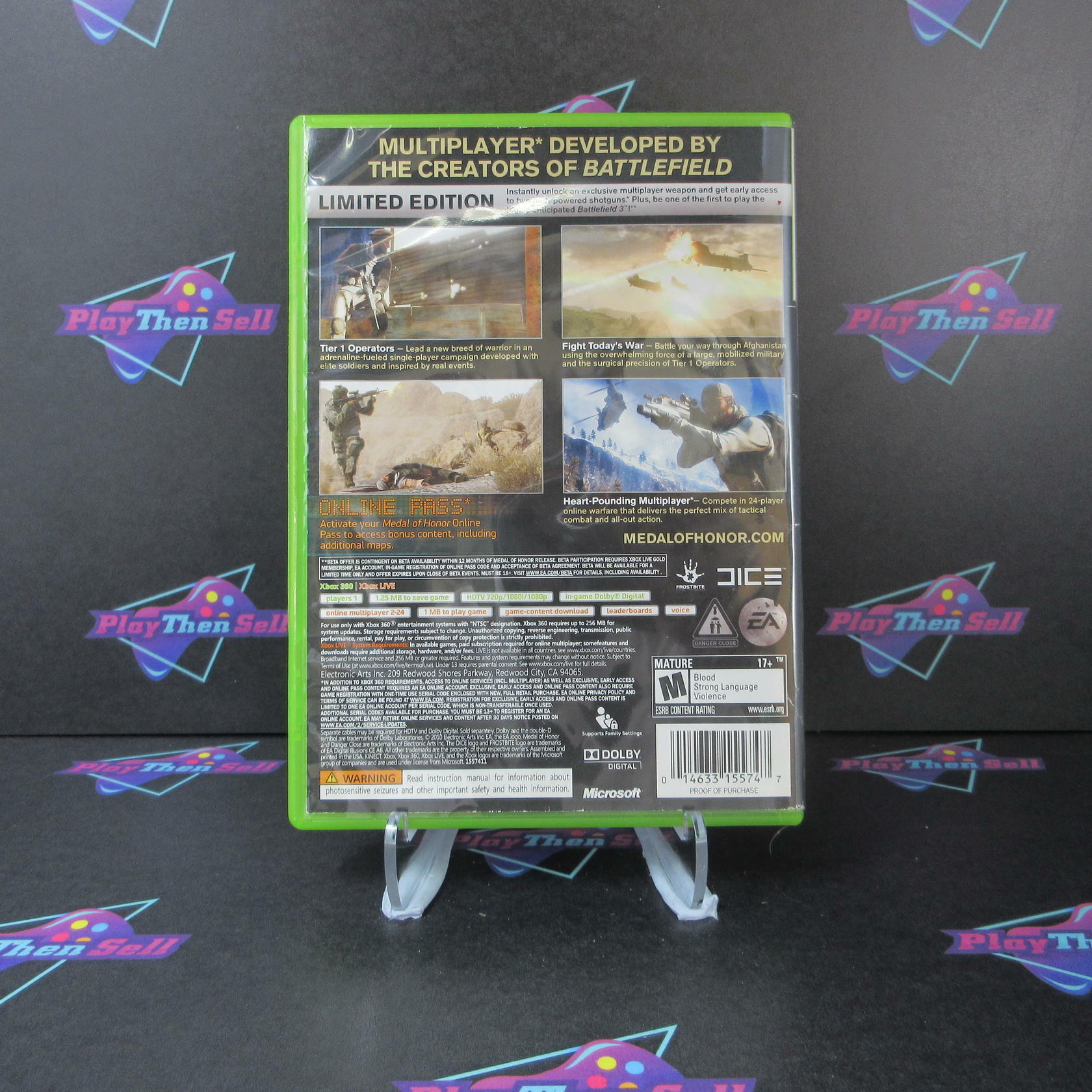 Medal of Honor Limited Edition Xbox 360 Complete - Excellent