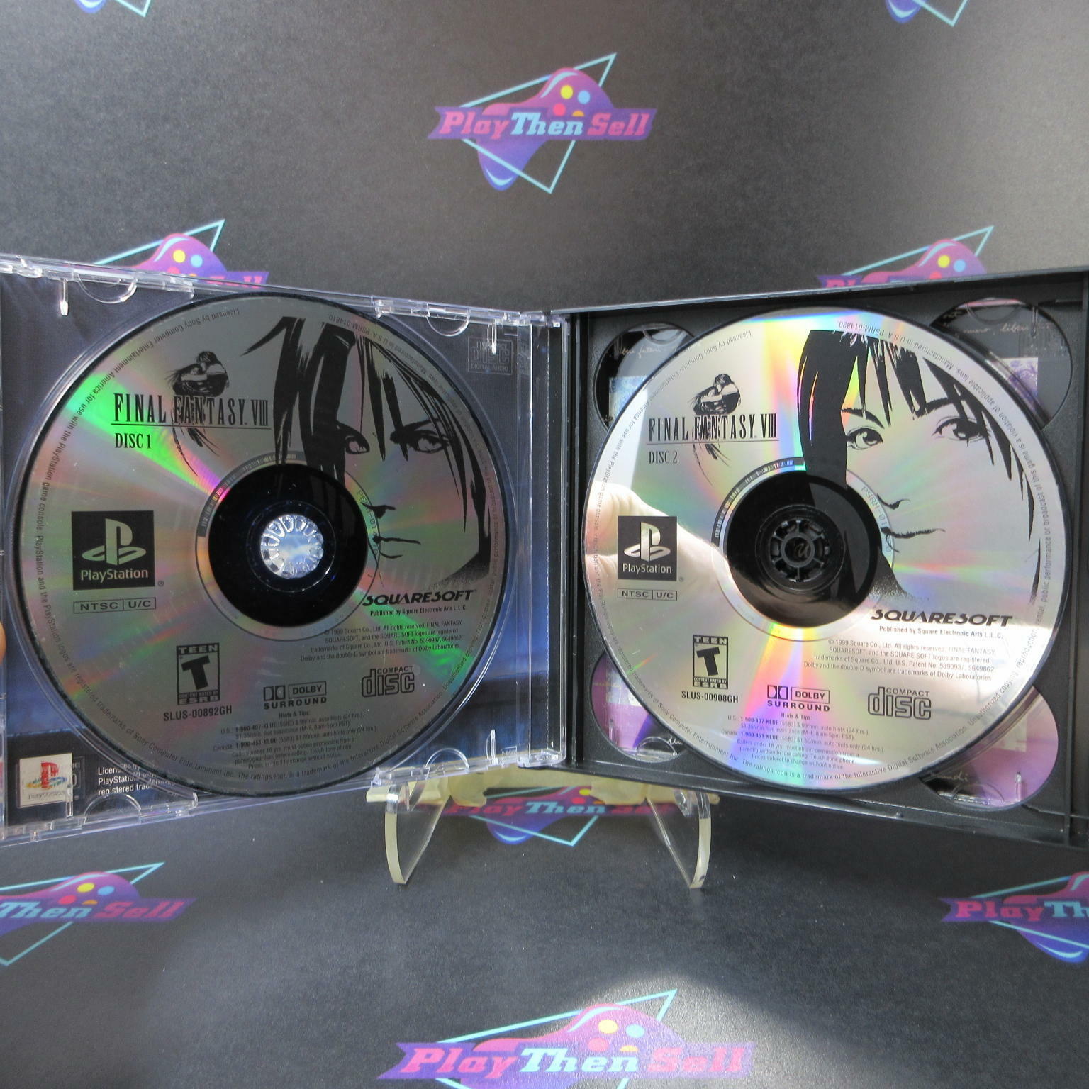Final Fantasy VIII 8 PS1 PlayStation 1 GH + Reg Card Complete - Excellent