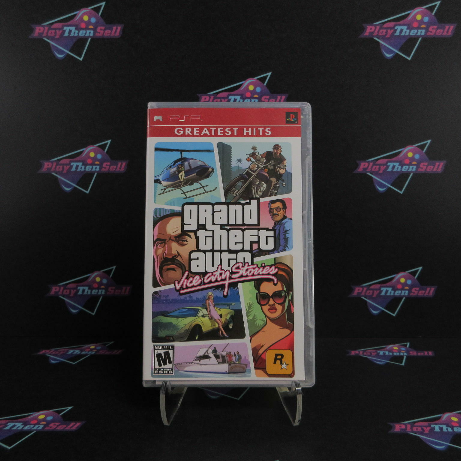 Grand Theft Auto Vice City Stories Sony PSP GH + Map Complete - Excellent
