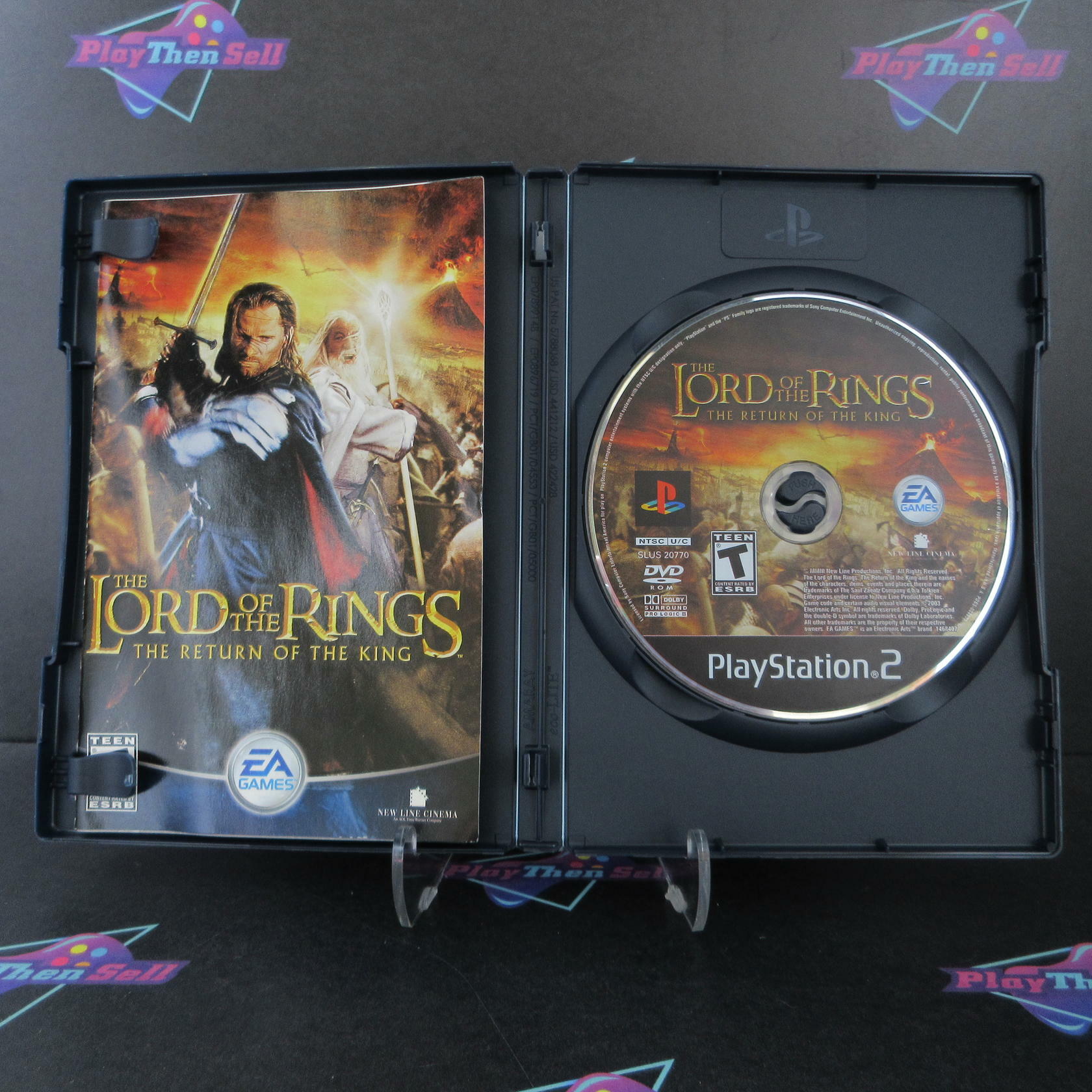 Lord of the Rings Return of the King PS2 PlayStation 2 Complete - Excellent