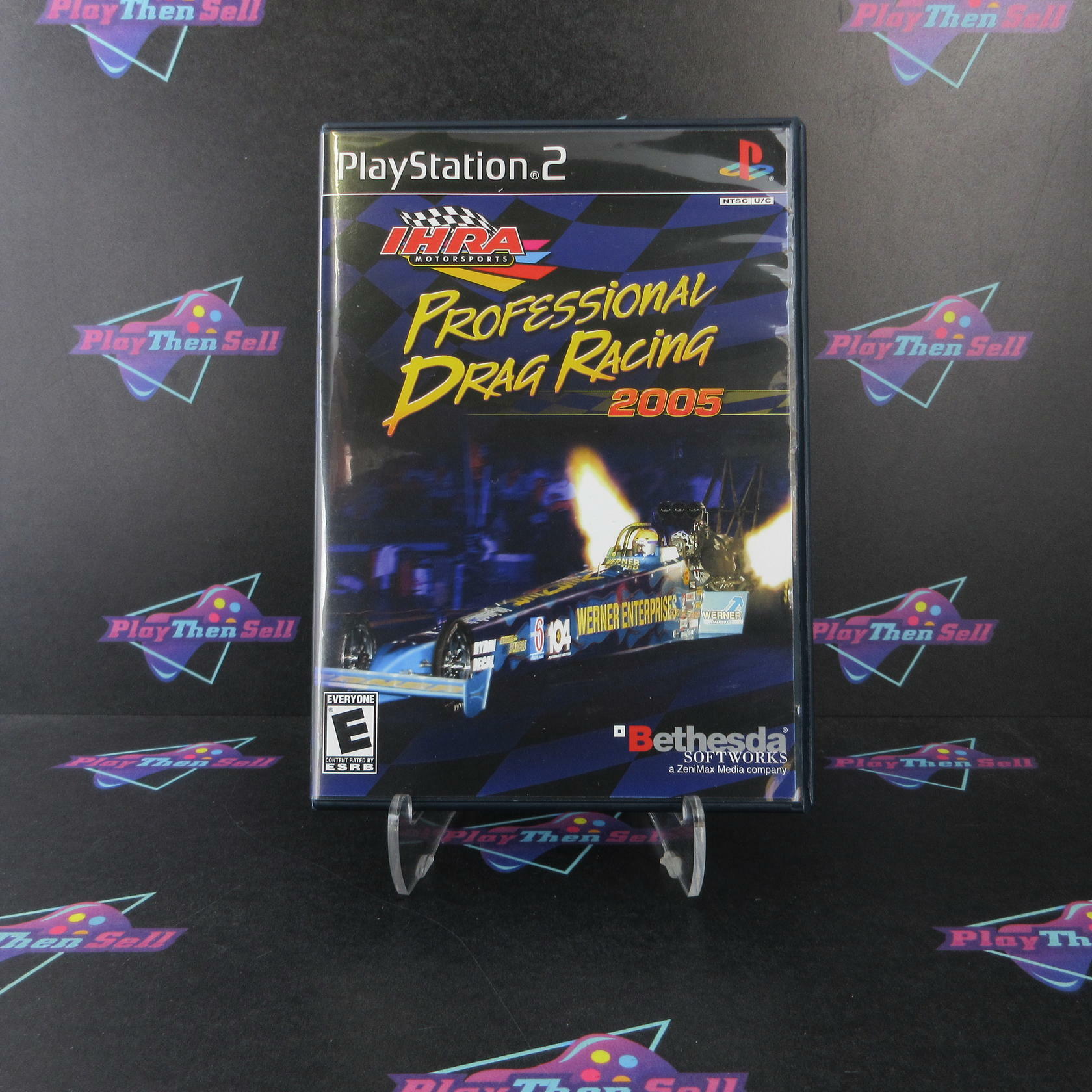 IHRA Drag Racing 2005 PS2 PlayStation 2+ Reg Card Complete - Excellent
