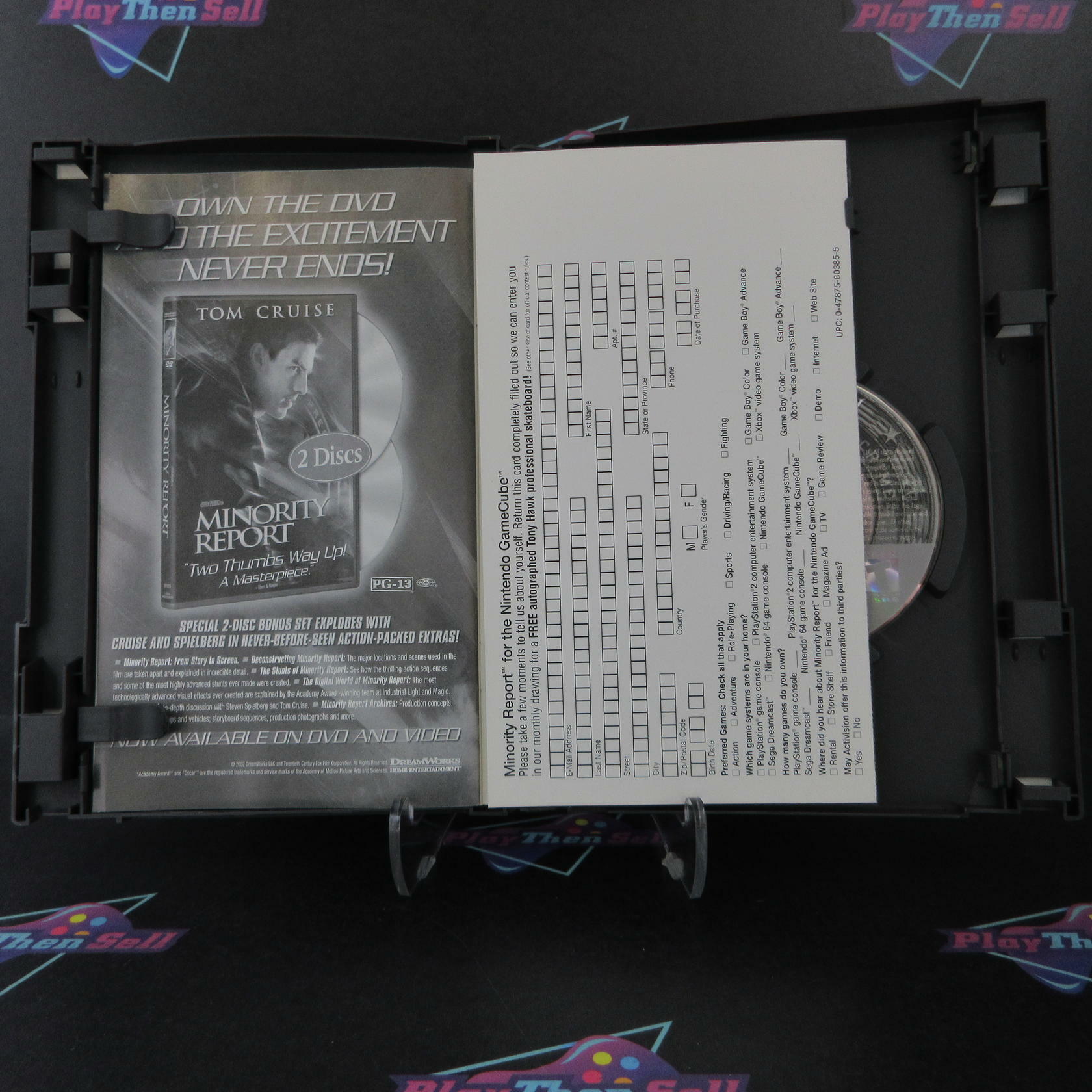 Minority Report Nintendo GameCube + Reg Card Complete - Refurbished