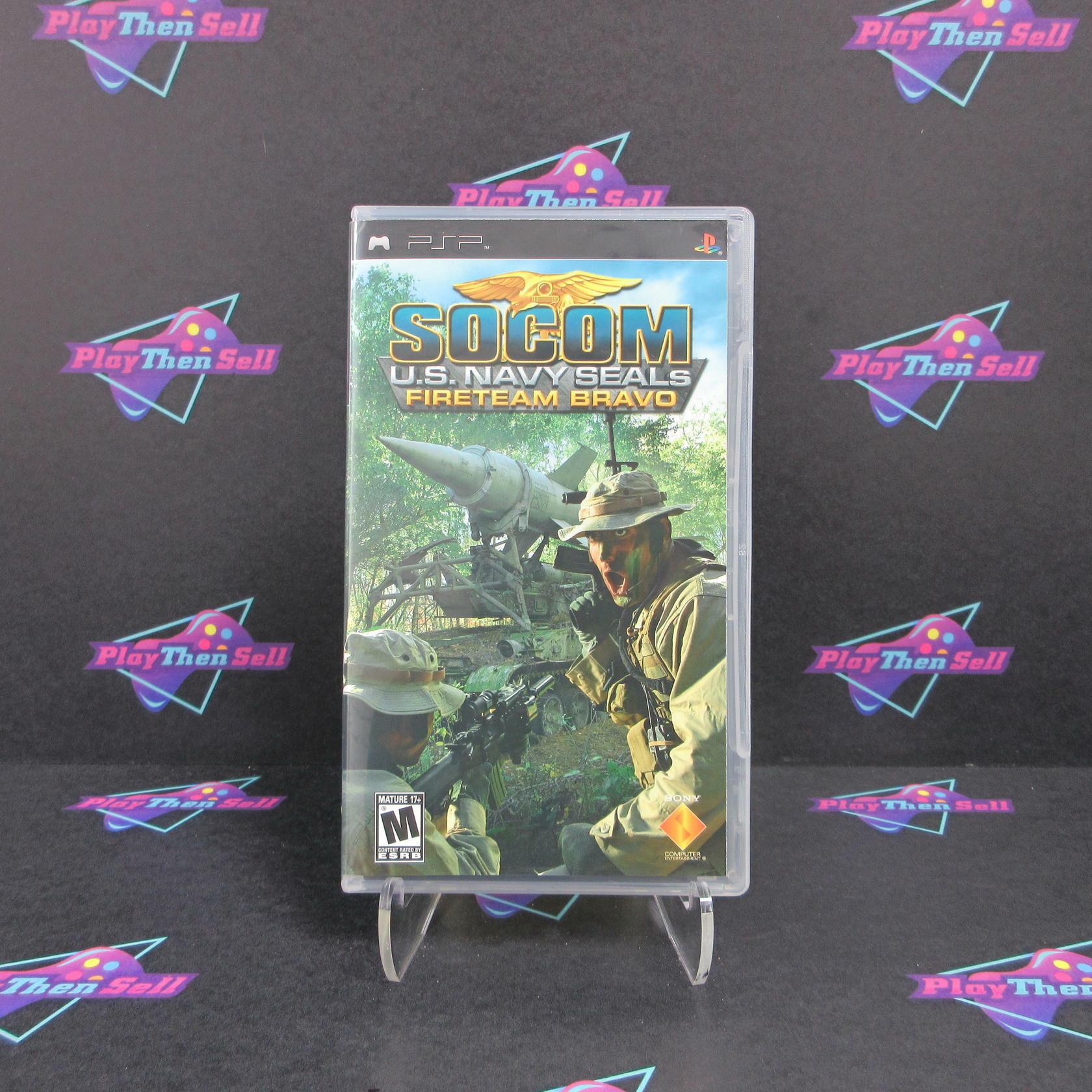 SOCOM Fireteam Bravo Sony PSP + Reg Card Complete - Excellent