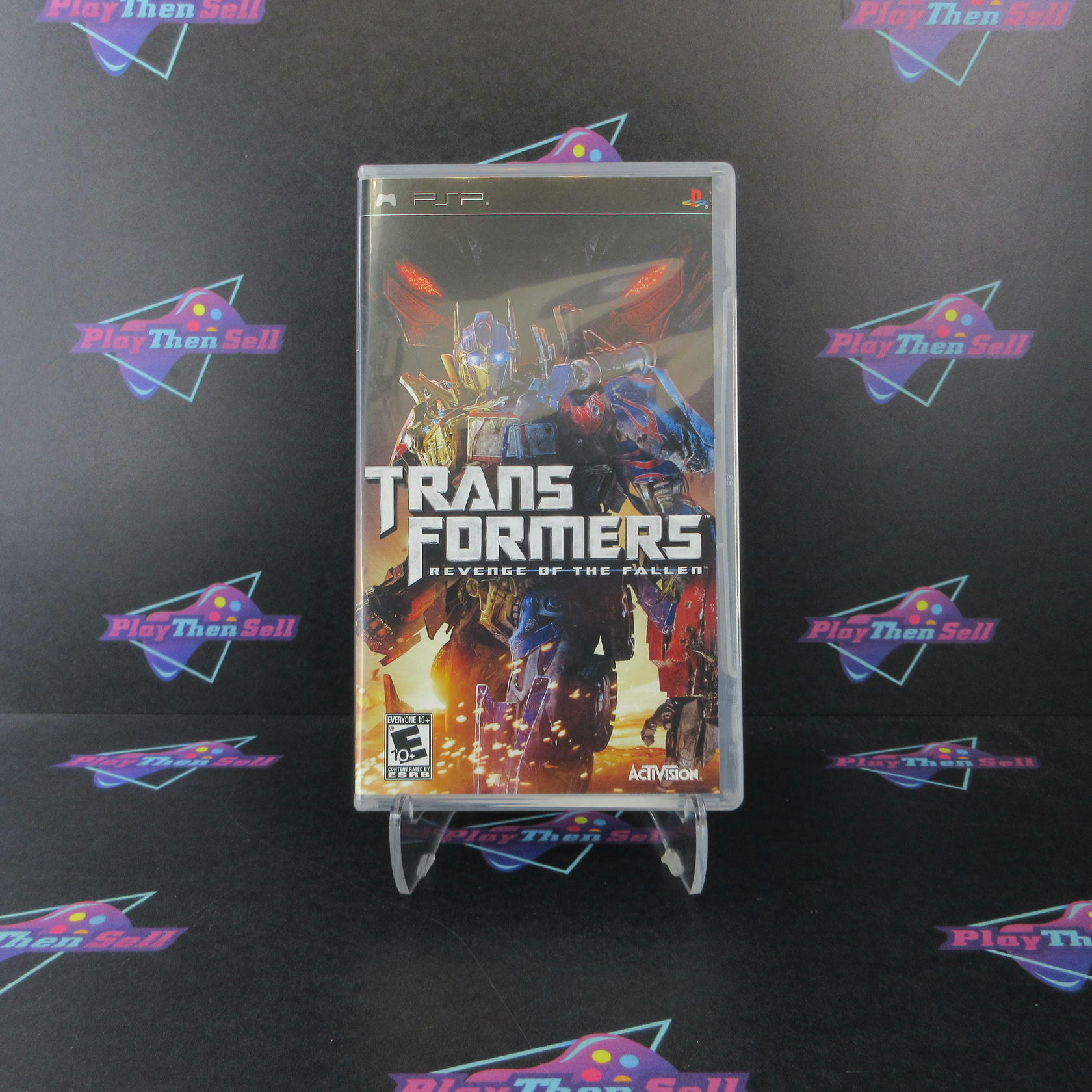Transformers Revenge of the Fallen Sony PSP Clear UMD Complete - Excellent