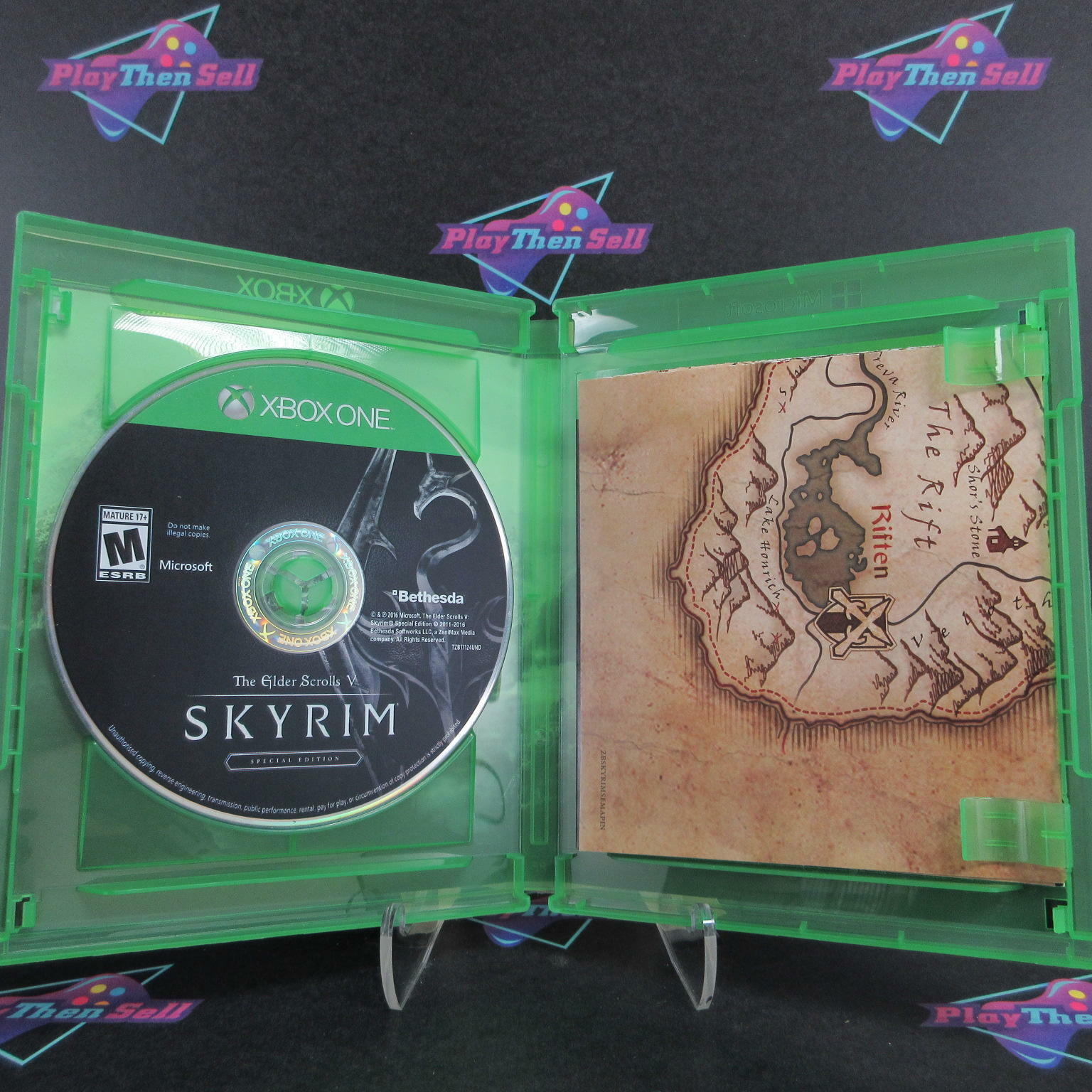 The Elder Scrolls V Skyrim Special Edition Xbox One + Map Complete - Excellent
