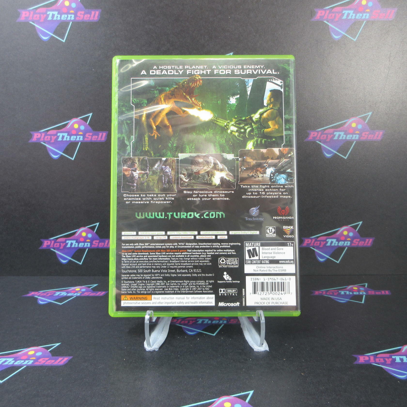 Turok Xbox 360 Complete - Excellent