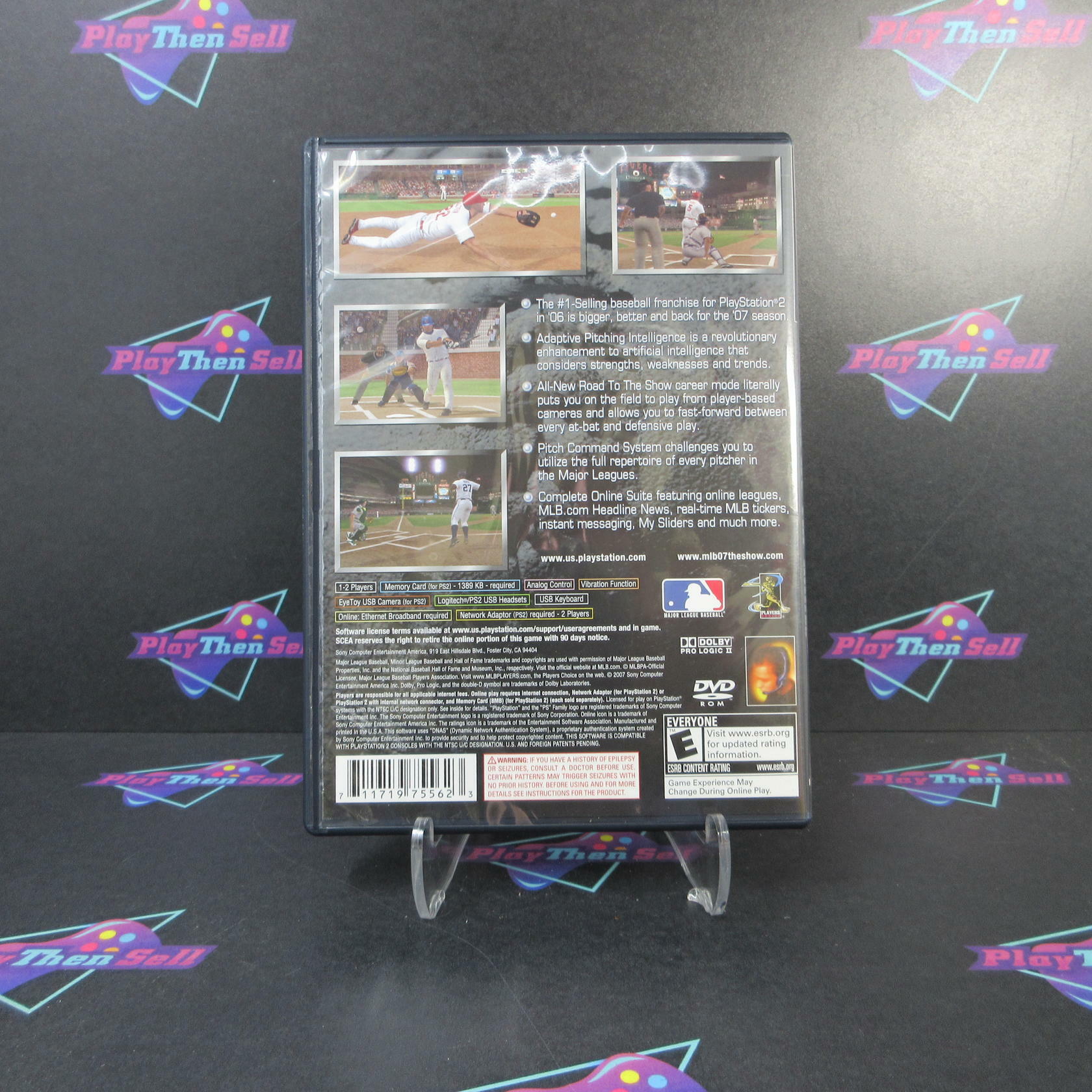 MLB 07 The Show PS2 PlayStation 2 + Reg Card Complete - Excellent