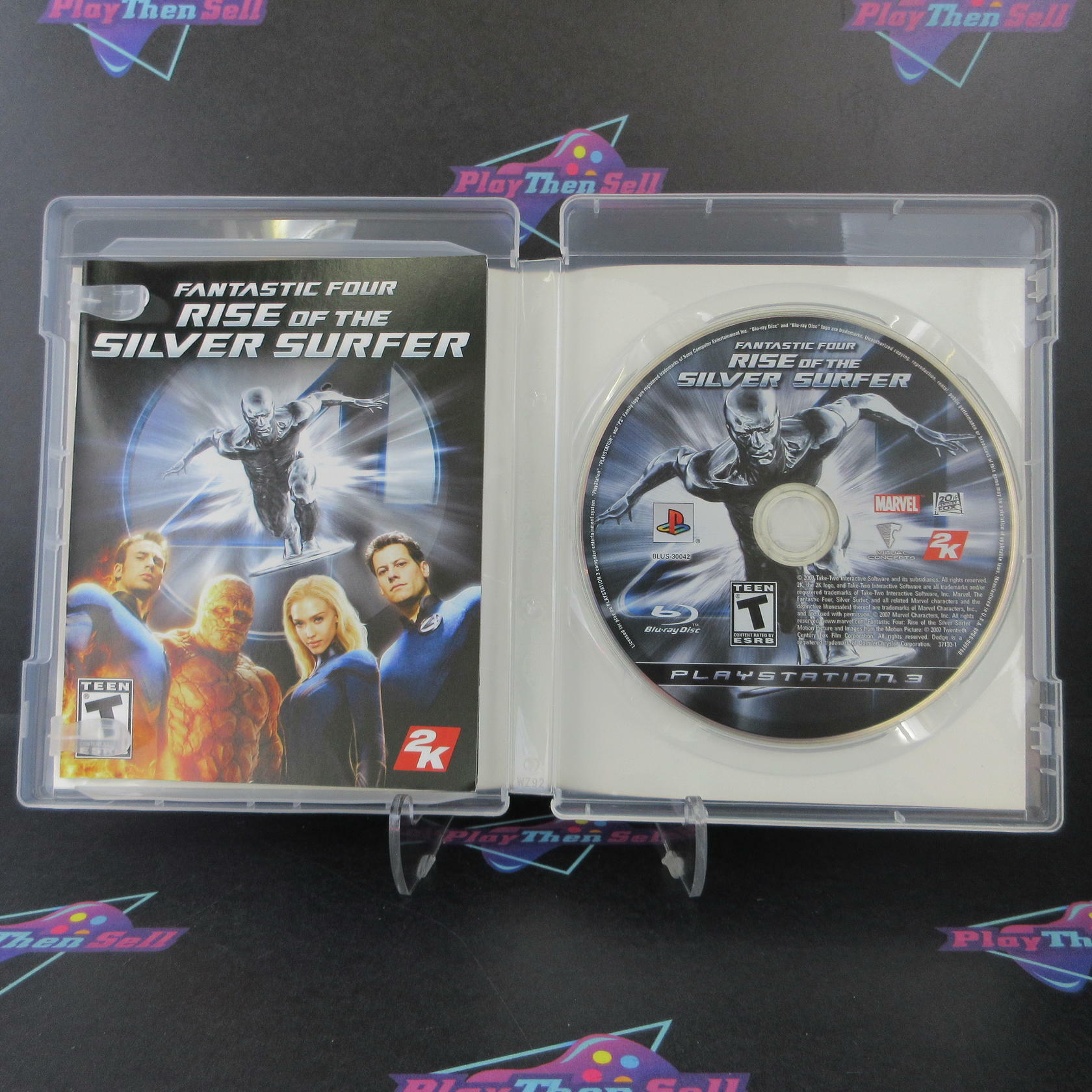 Fantastic Four Rise Of The Silver Surfer  PS3 PlayStation 3 + Comic - Excellent