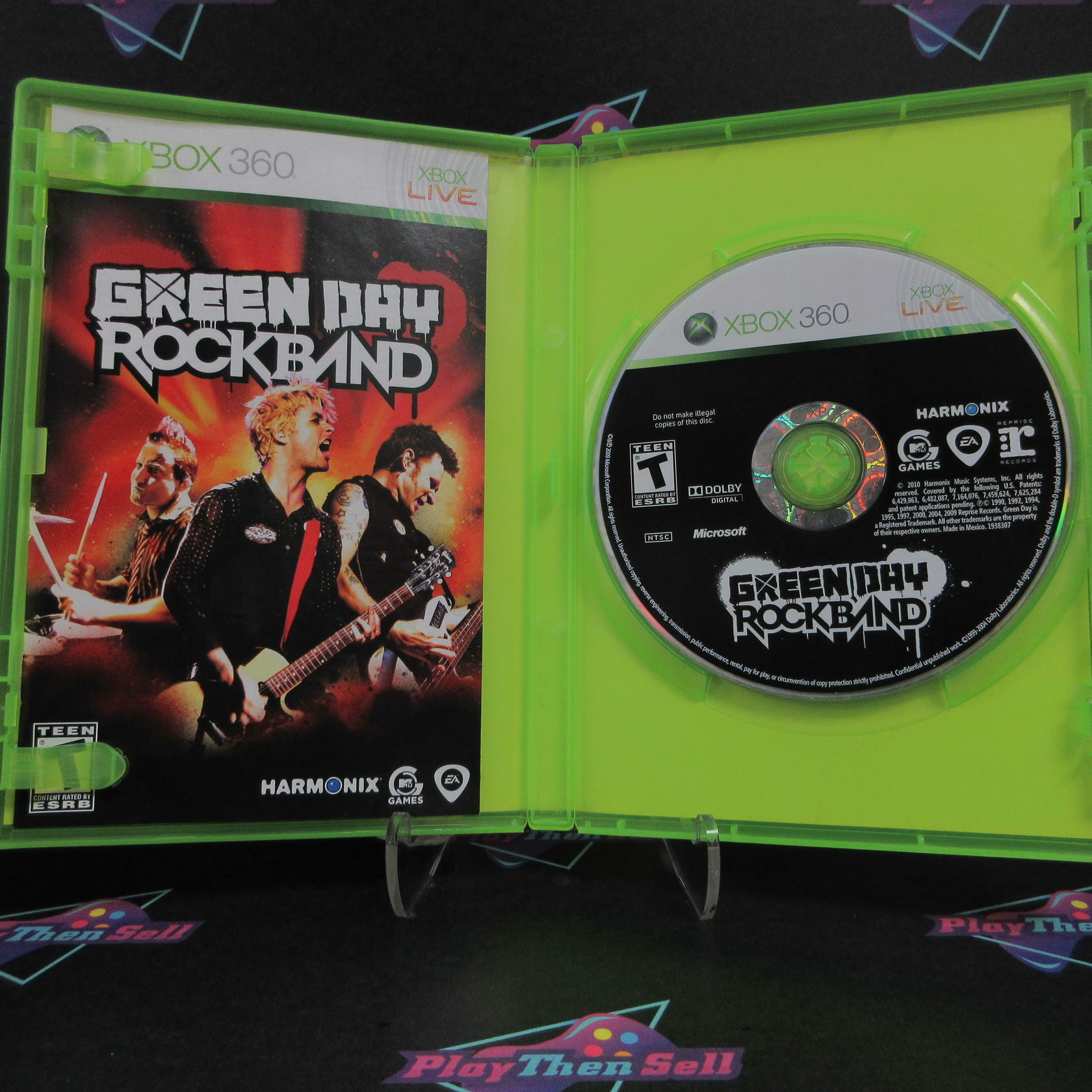 Green Day Rock Band Xbox 360 Complete - Excellent