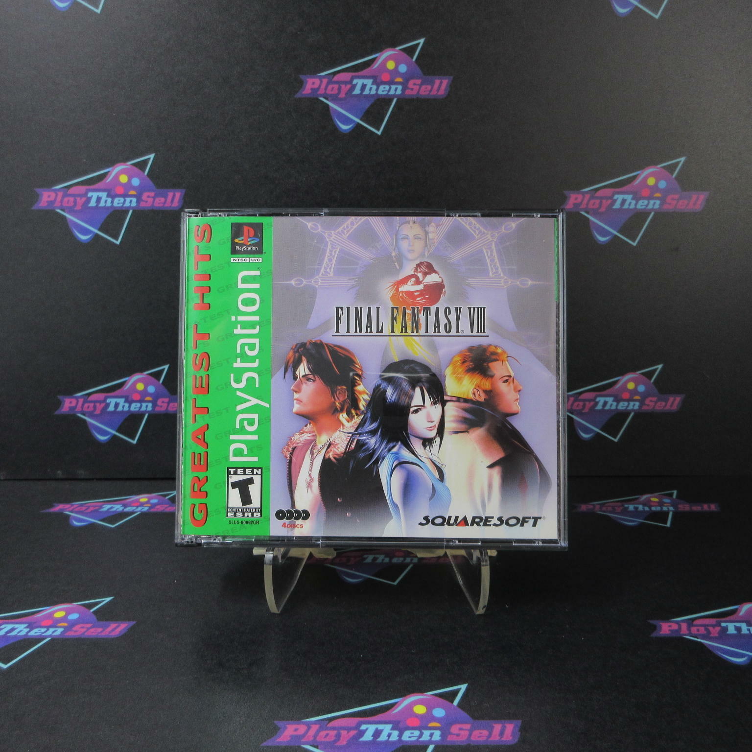 Final Fantasy VIII 8 PS1 PlayStation 1 GH + Reg Card Complete - Excellent