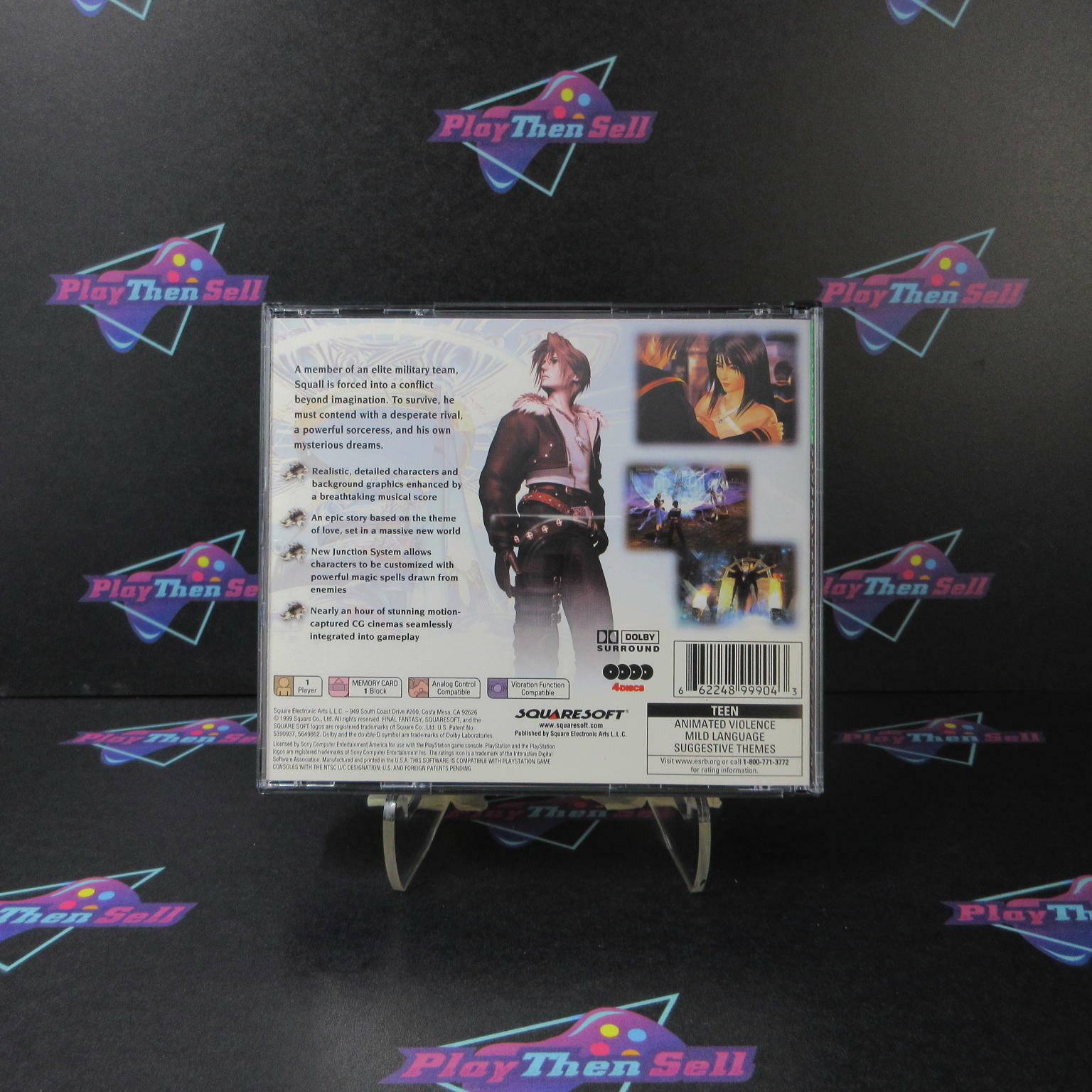 Final Fantasy VIII 8 PS1 PlayStation 1 GH + Reg Card Complete - Excellent