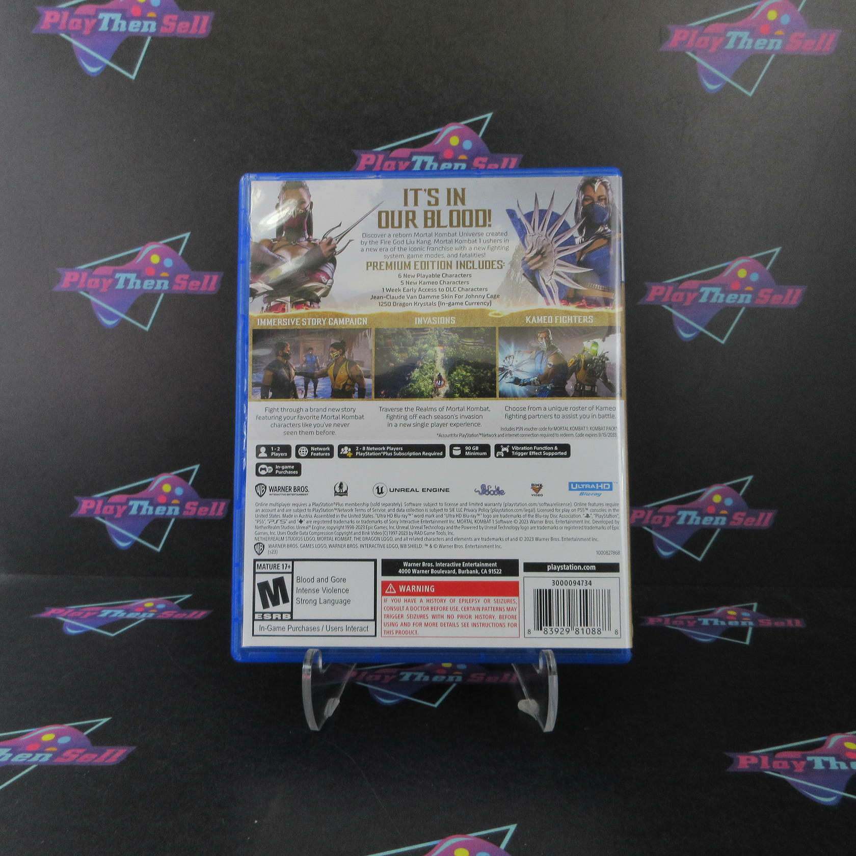 Mortal Kombat 1 Premium Edition PS5 PlayStation 5 Complete - Refurbished