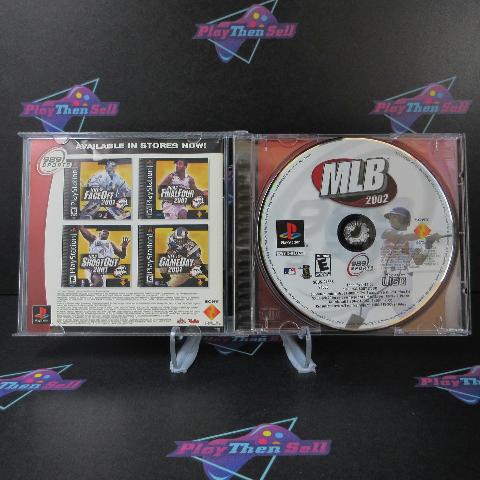 MLB 2002 PS1 PlayStation 1 - Like New