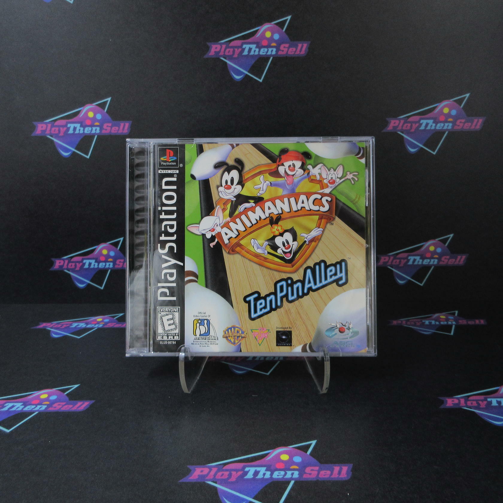 Animaniacs Ten Pin Alley PS1 PlayStation 1 - Like New