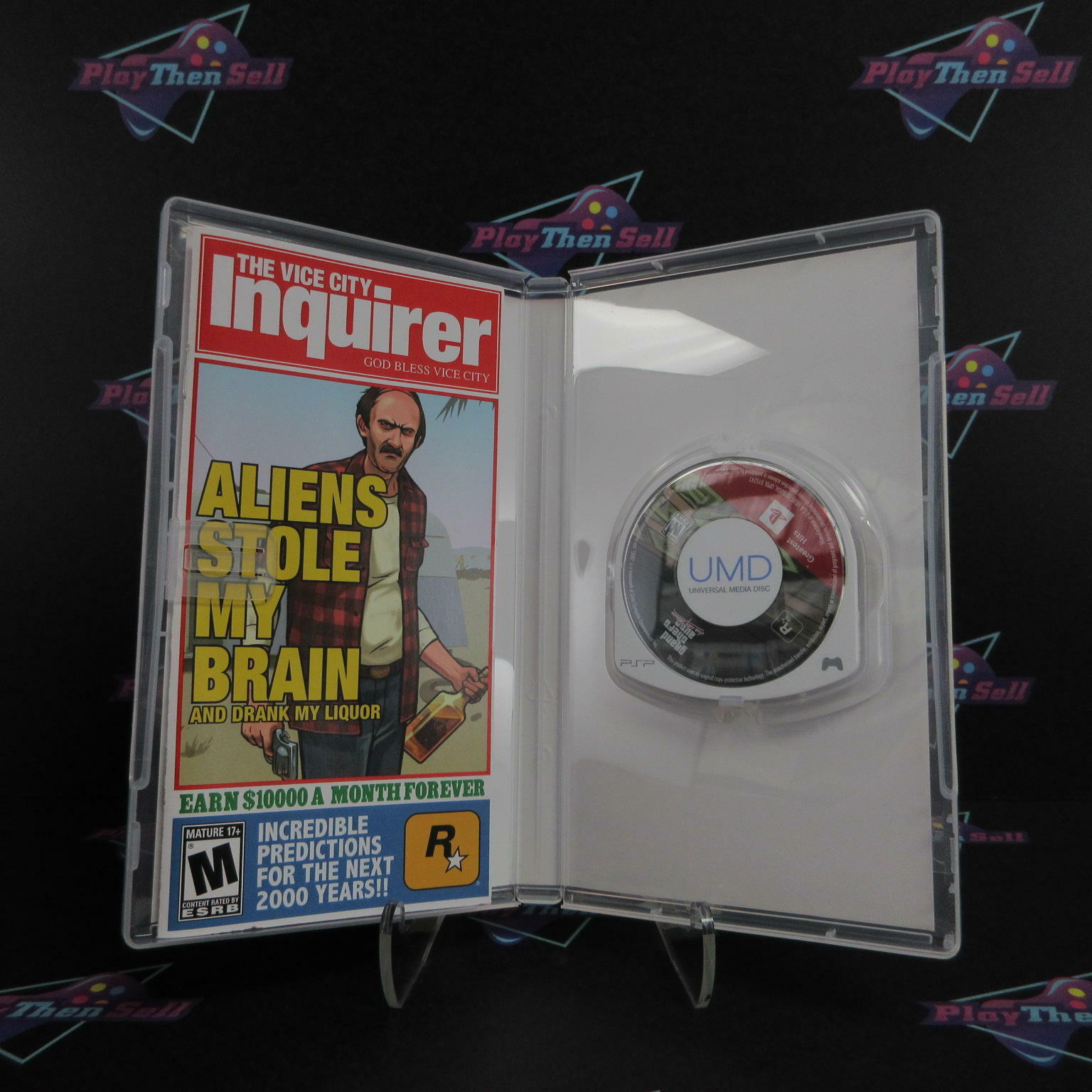 Grand Theft Auto Vice City Stories Sony PSP GH + Map Complete - Excellent