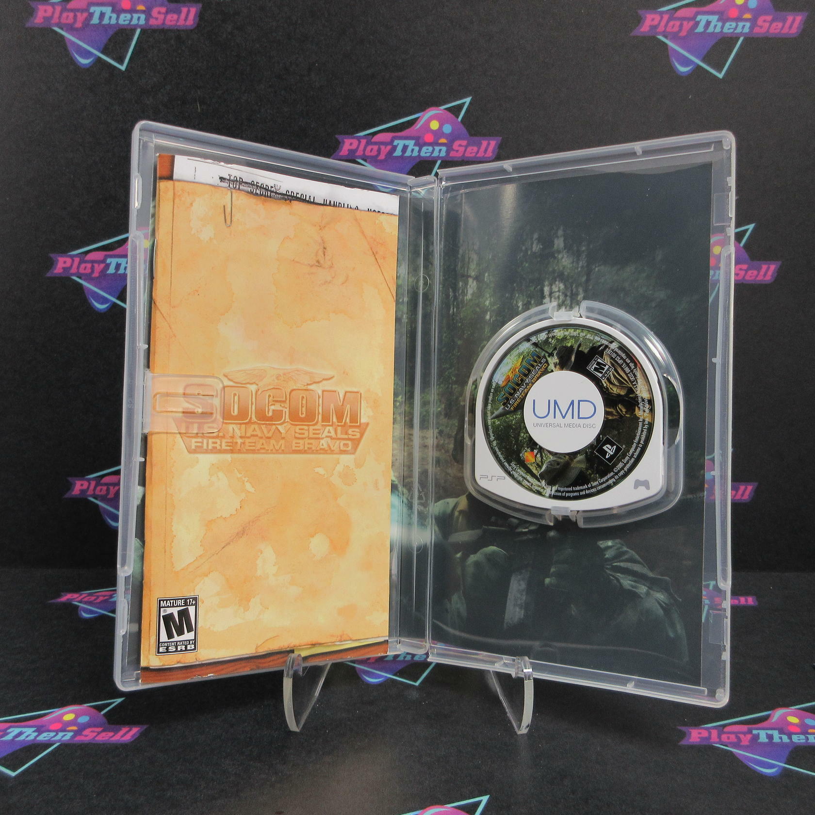 SOCOM Fireteam Bravo Sony PSP + Reg Card Complete - Excellent