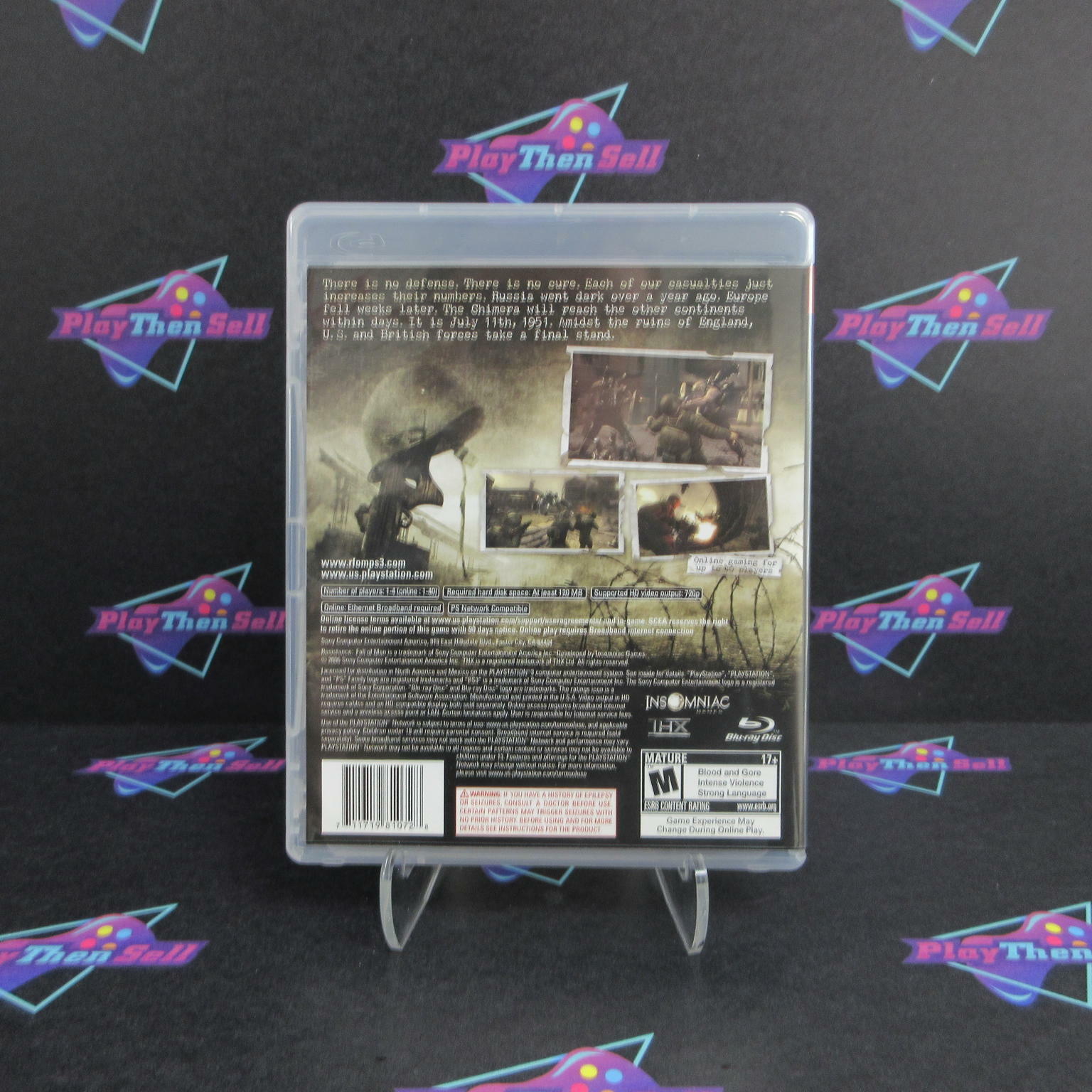 Resistance Fall of Man PS3 PlayStation 3 Complete - Excellent