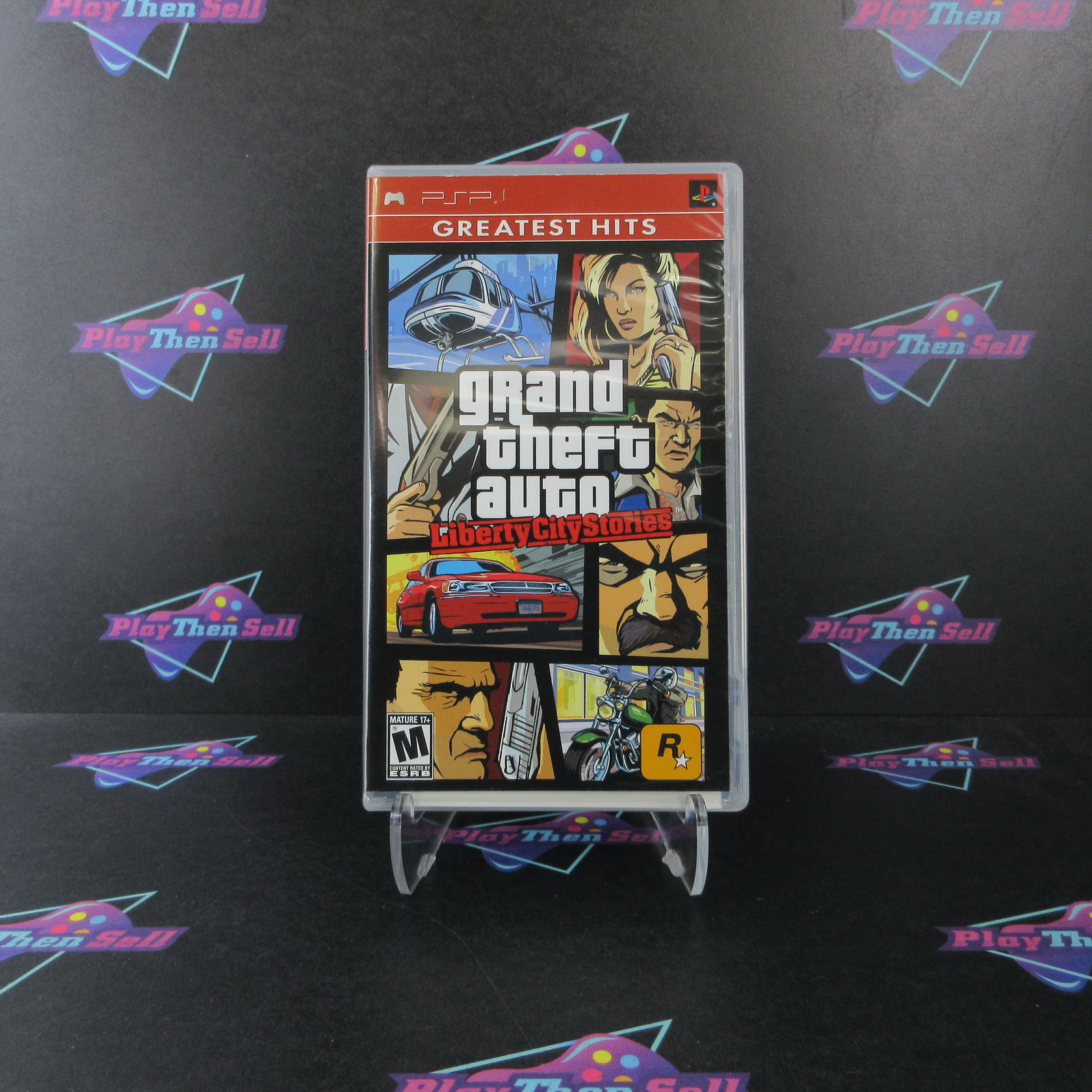 Grand Theft Auto Liberty City Stories Sony PSP GH + Map Complete - Excellent