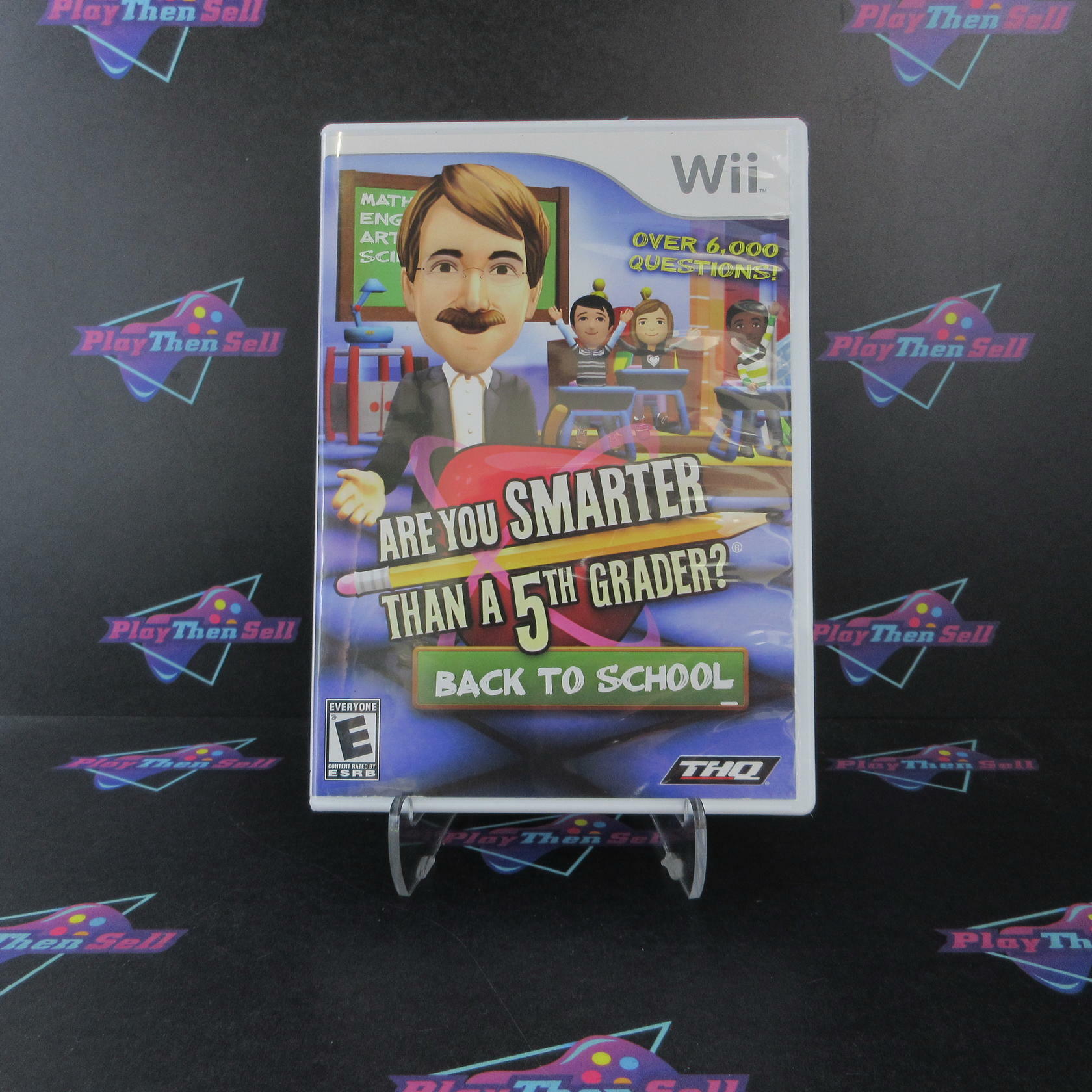Are You Smarter Than a 5th Grader Back to School Nintendo Wii CIB - Excellent