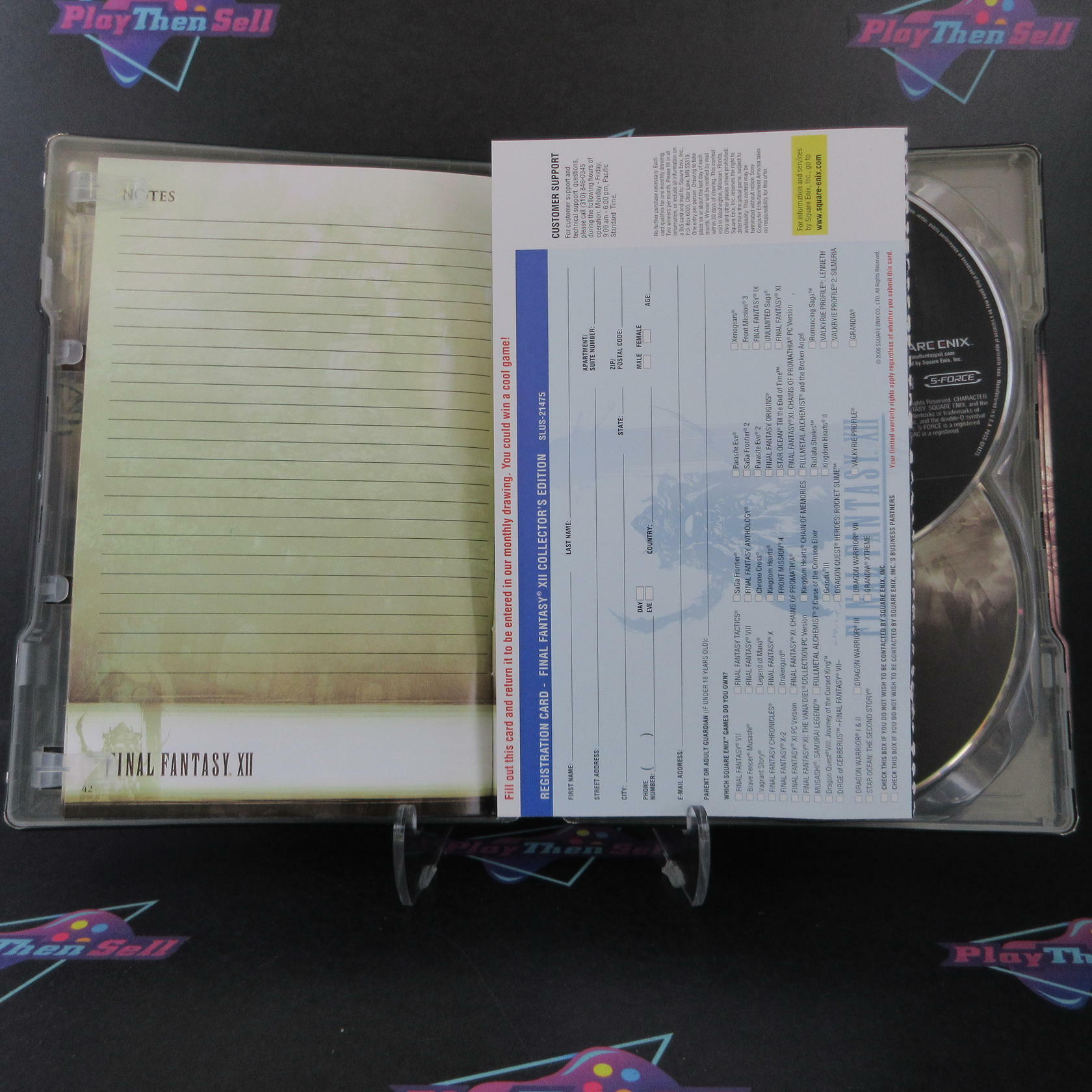 Final Fantasy XII Collector's Steelbook PS2 PlayStation 2 + Reg CIB - Excellent