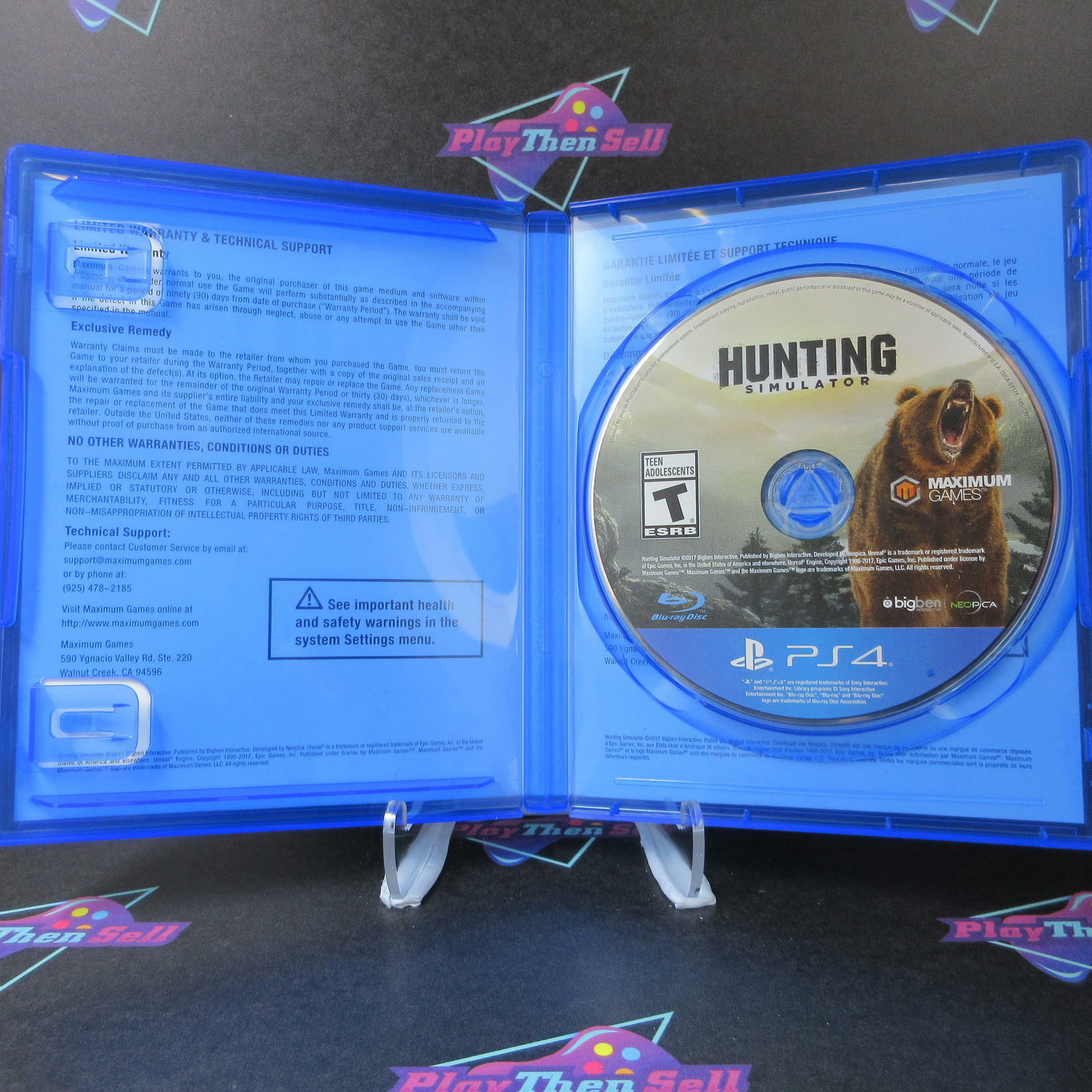 Hunting Simulator PS4 PlayStation 4 Complete - Excellent