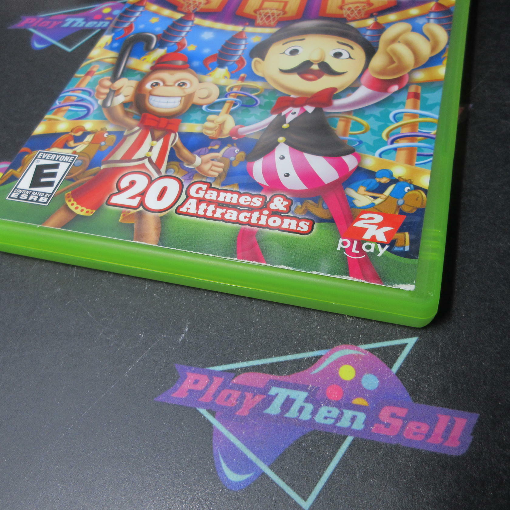 Carnival Games Monkey See Monkey Do Xbox 360 AD Complete CIB - Very Good