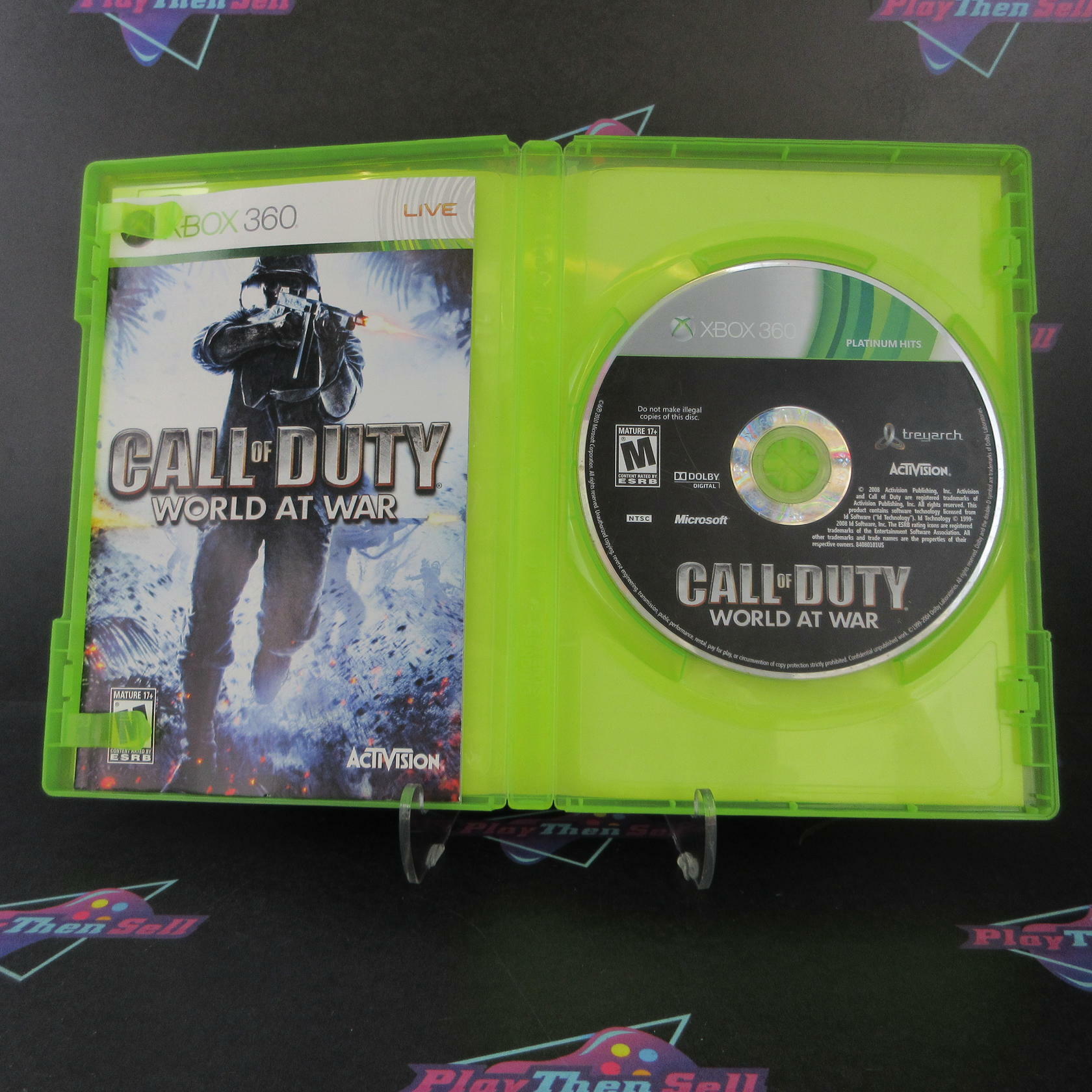 Call of Duty World at War PH Xbox 360 AD Complete CIB - Very Good