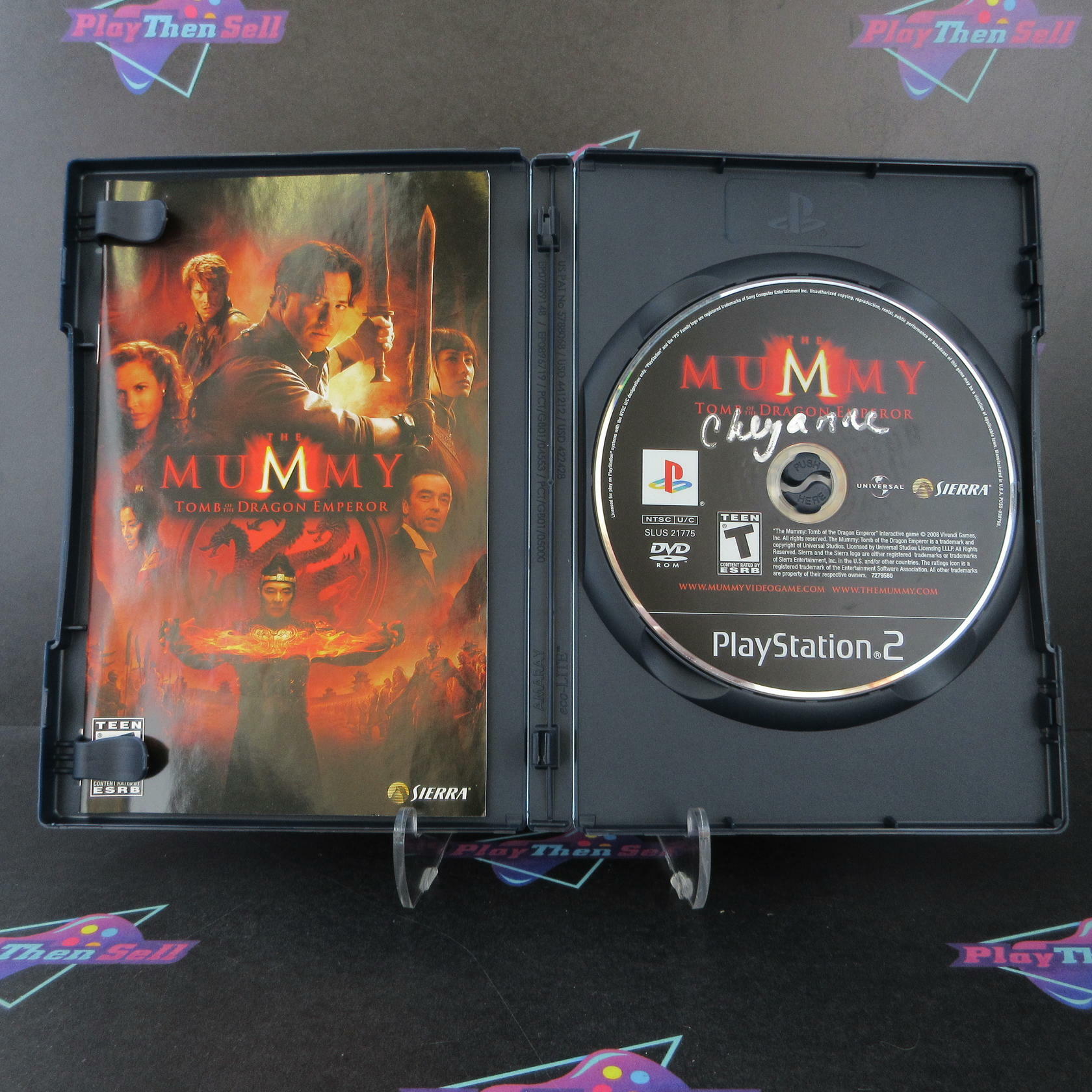 The Mummy Tomb Of The Dragon Emperor PlayStation 2 AD/DD Complete CIB - Very Good