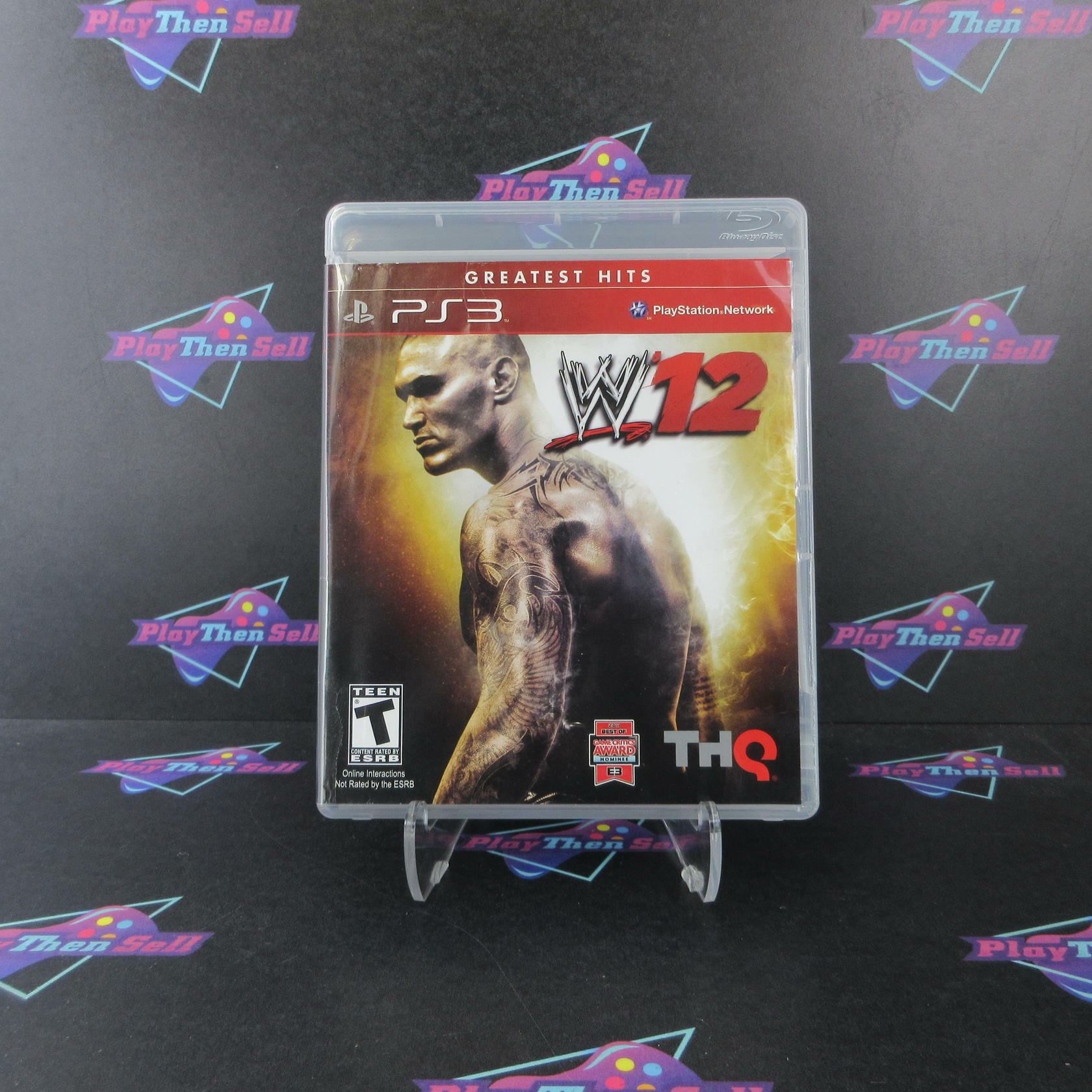 WWE 12 GH PS3 PlayStation 3 AD/DD Complete CIB - Very Good