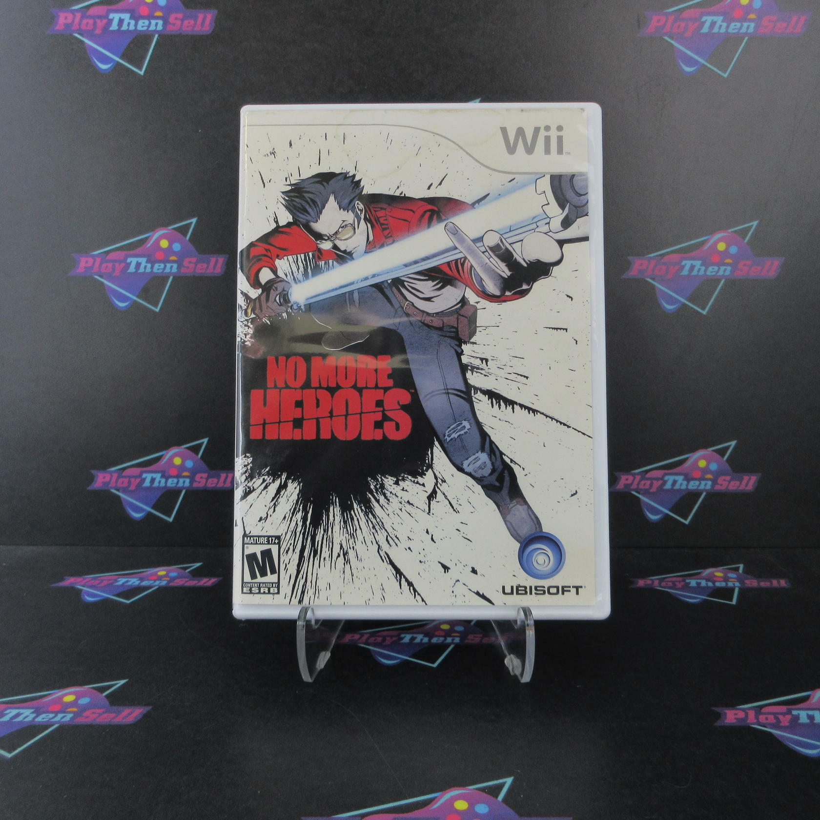 No More Heroes Nintendo Wii AD Complete CIB - Very Good