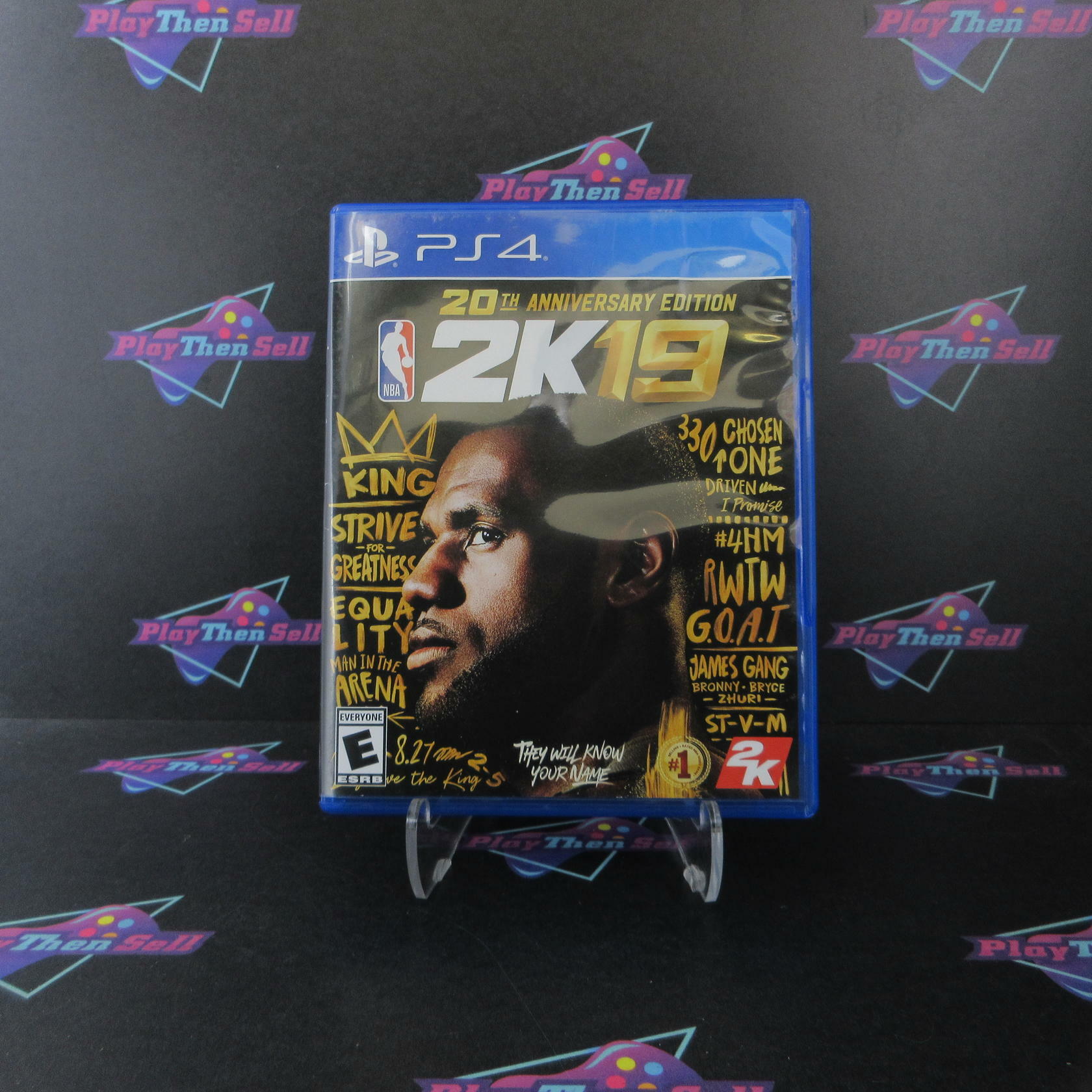 NBA 2K19 20th Anniversary Edition PS4 PlayStation 4 AD + Sleeve Complete CIB - Very Good