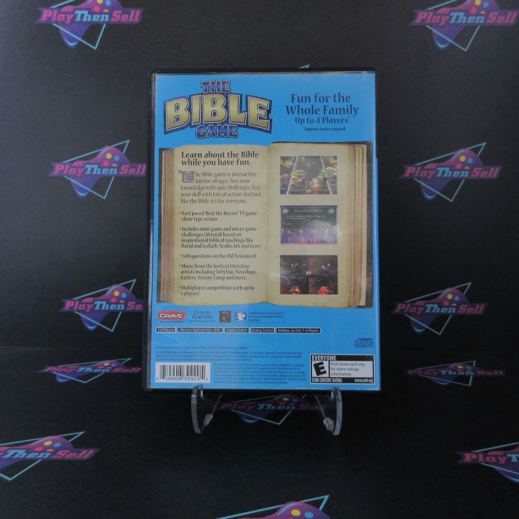The Bible Game PS2 PlayStation 2 MD Complete CIB - Very Good