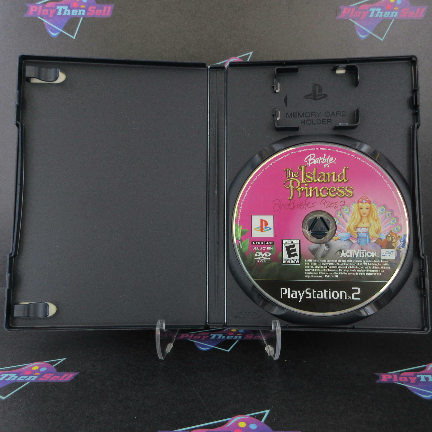 Barbie The Island Princess PS2 PlayStation 2 DD/NM - Very Good