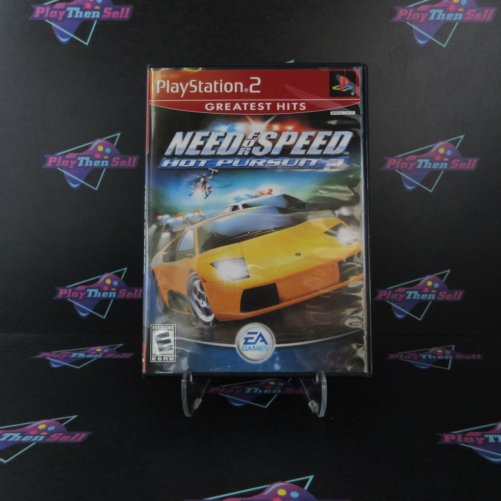 Need for Speed Hot Pursuit 2 PS2 PlayStation 2 GH BL Disc DD Complete CIB - Very Good