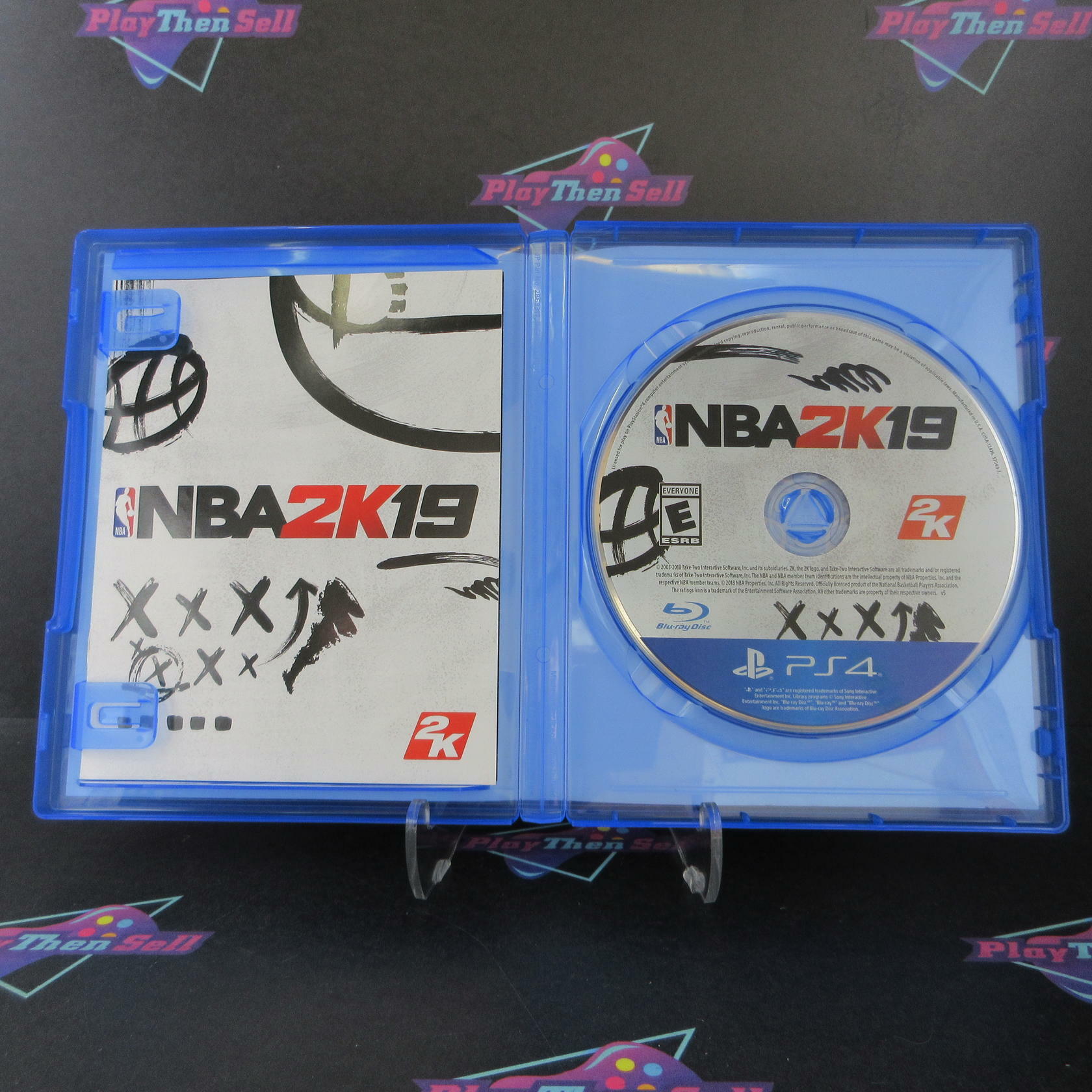 NBA 2K19 20th Anniversary Edition PS4 PlayStation 4 AD + Sleeve Complete CIB - Very Good