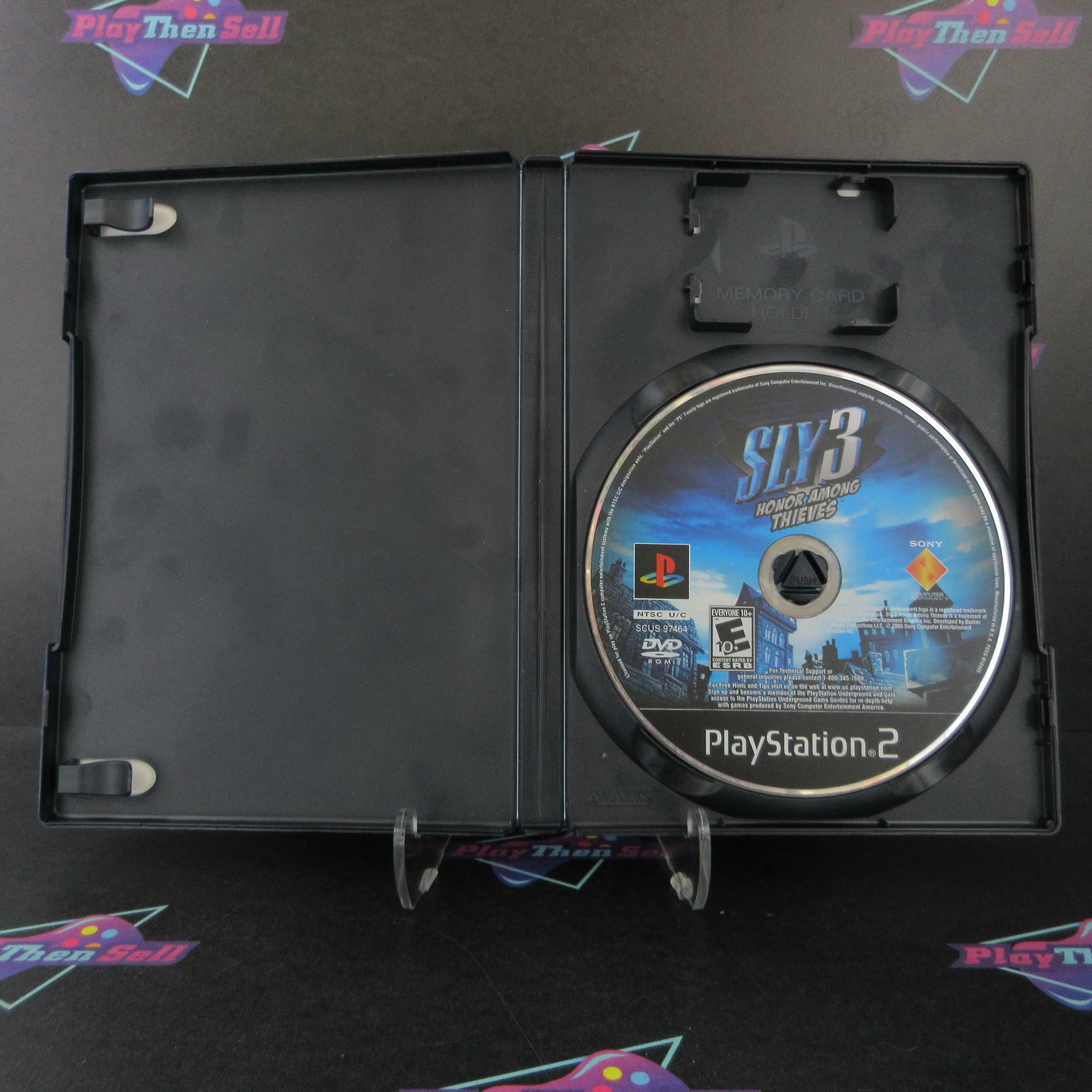 Sly 3 Honor Among Thieves PS2 PlayStation 2 GH BL Disc AD/NM - Very Good